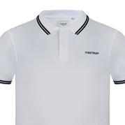 White - Firetrap - Lazer Polo Shirt - 8