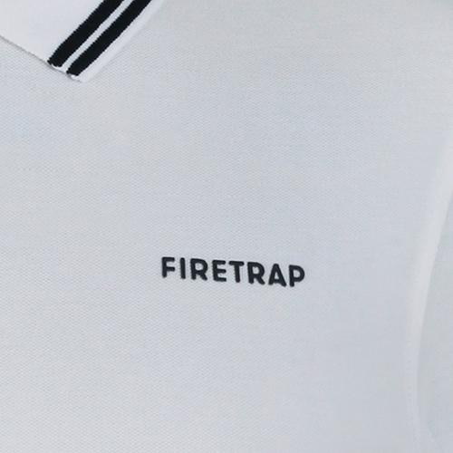White - Firetrap - Lazer Polo Shirt - 10