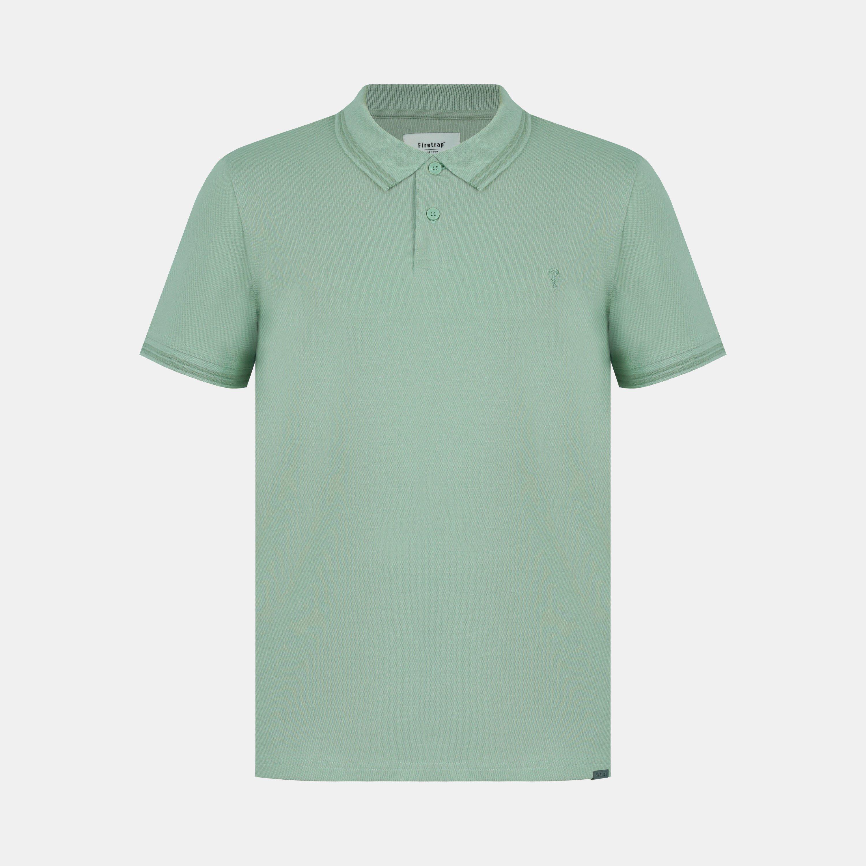Firetrap Men's Lazer Polo Shirt - Lightgreen - 2XL