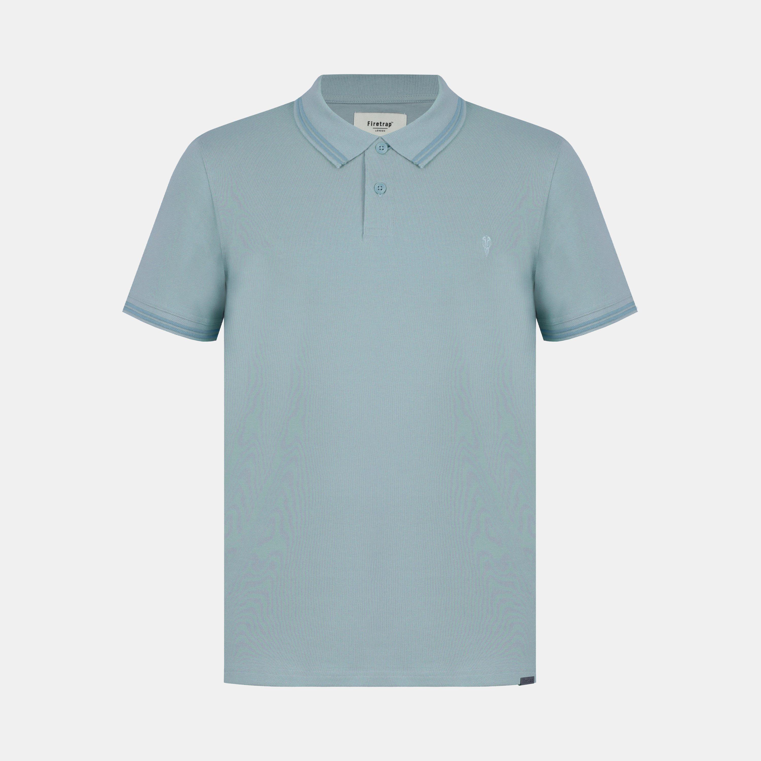 Firetrap Men's Lazer Polo Shirt - Blue - XL