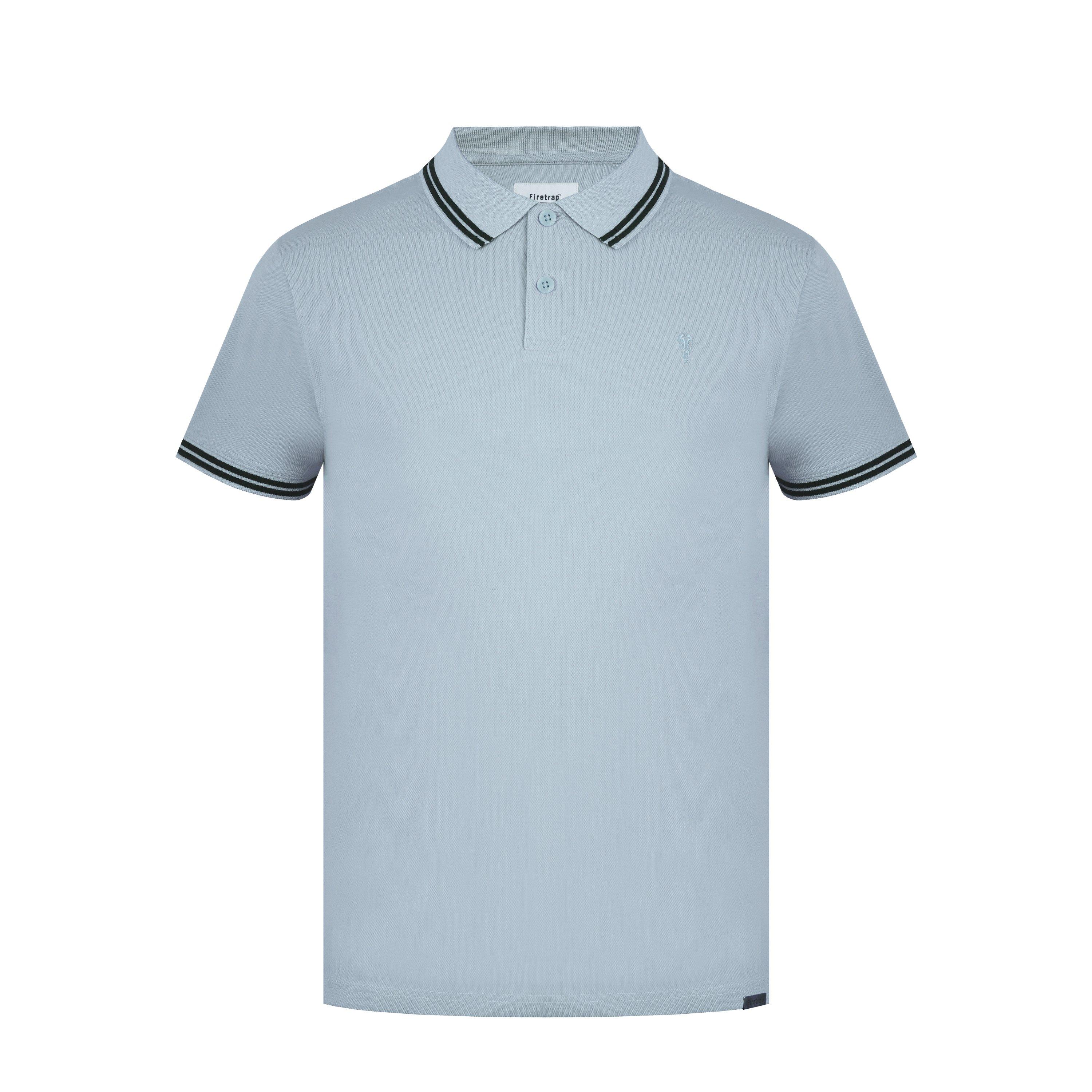 Firetrap Men's Lazer Polo Shirt - Blue - S