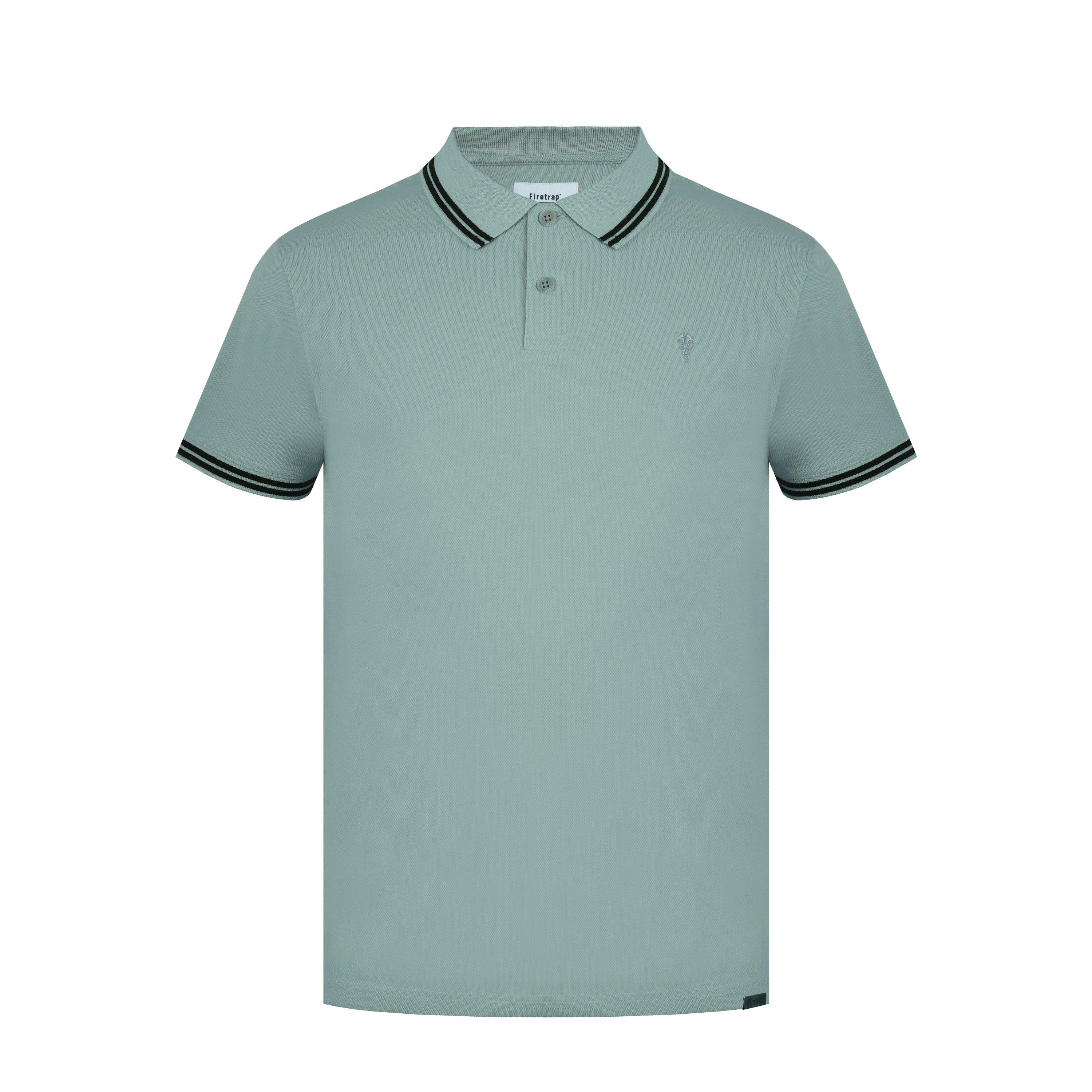 Firetrap Men's Lazer Polo Shirt - Green - S