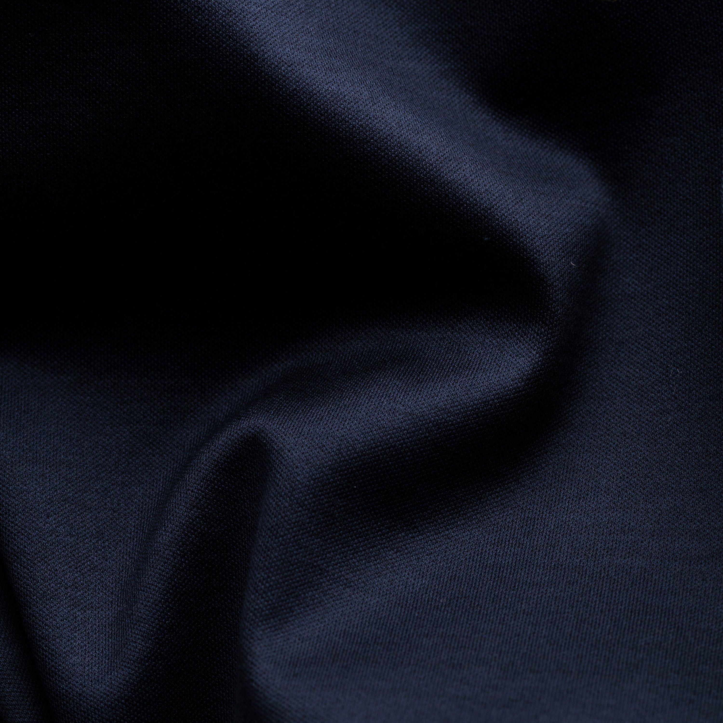 Navy - Eton - Filo Di Scozia Polo Shirt Slim Fit - 8