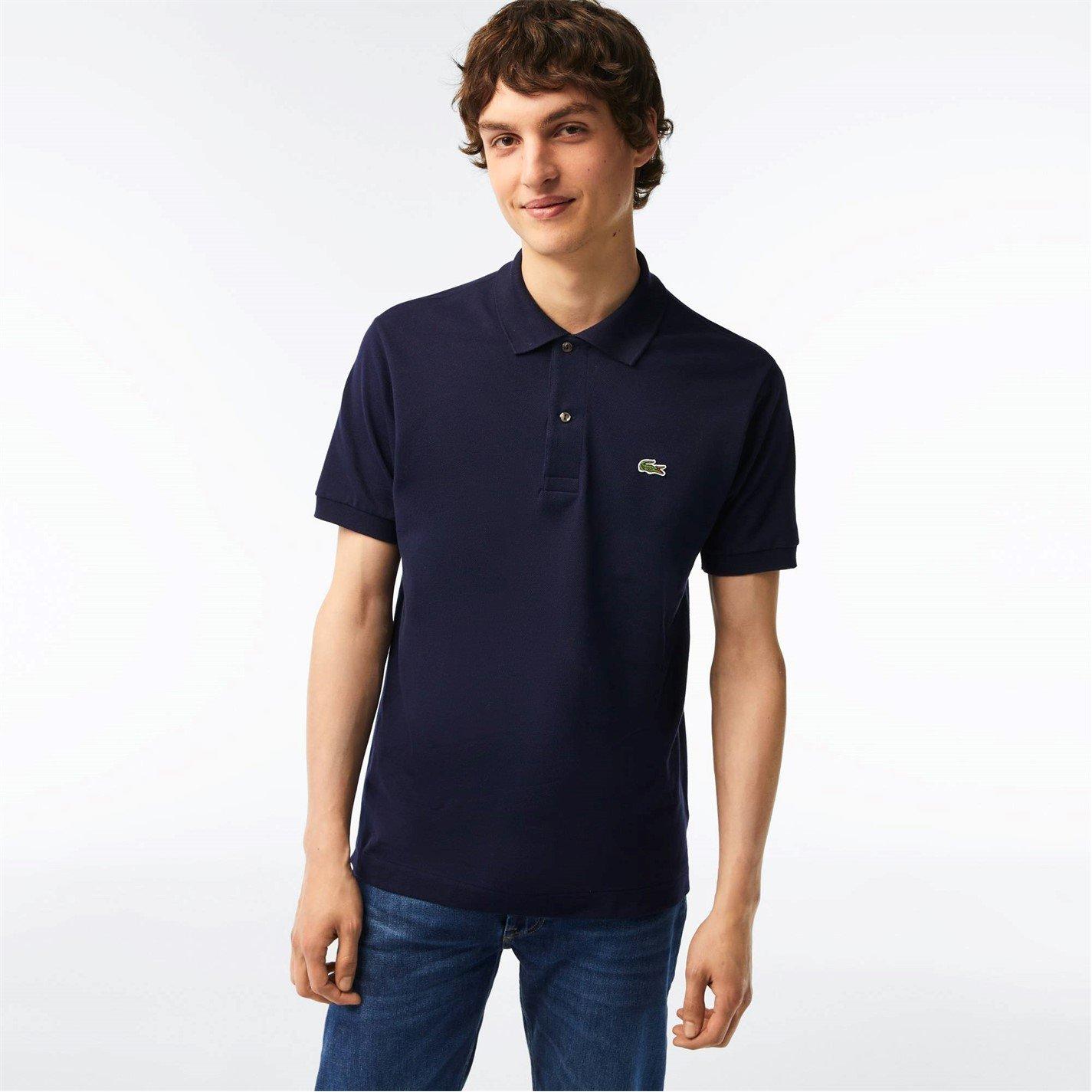 Navy 166 - Lacoste - Men's Classic Short Sleeve Polo Shirt - 3