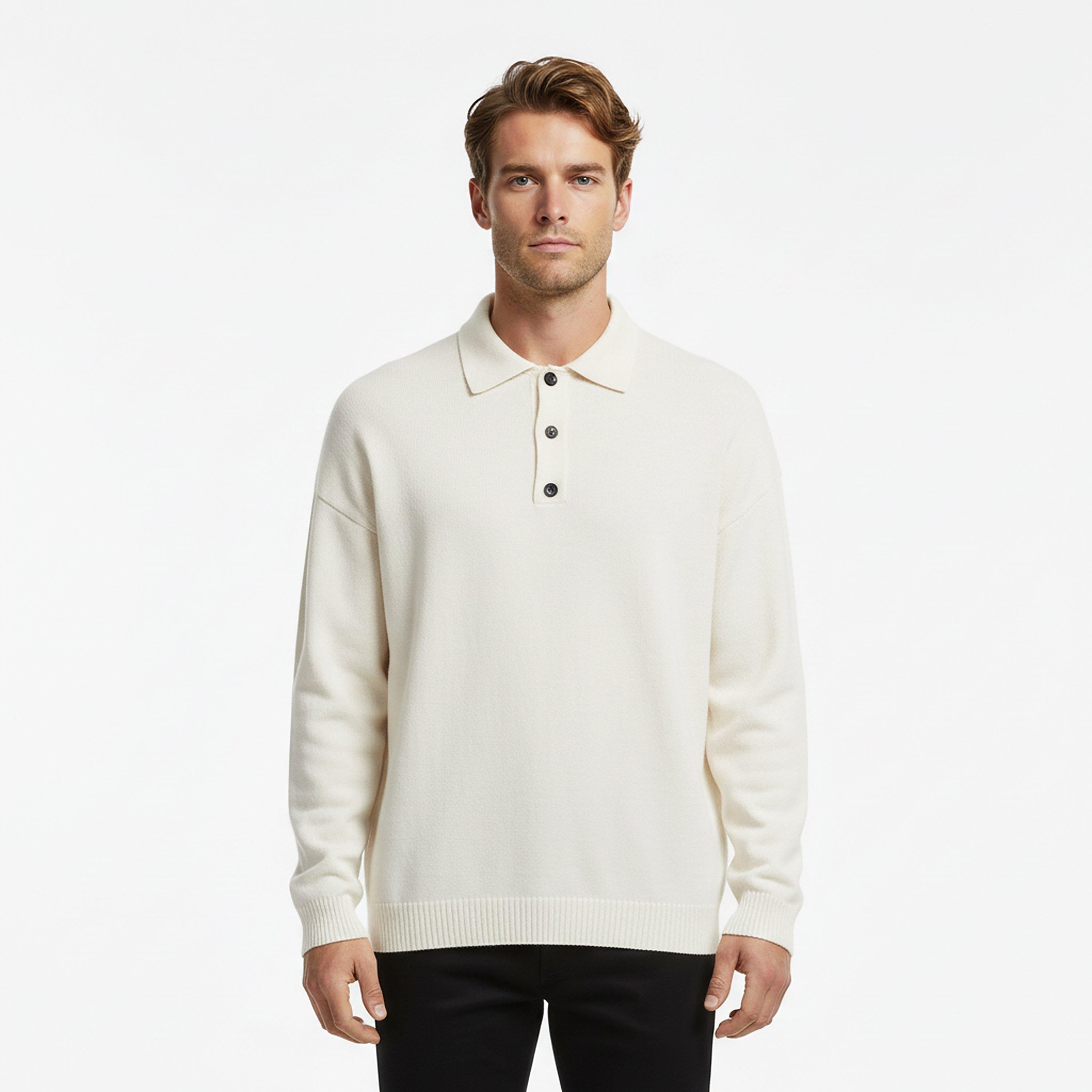 Cream - CAPO - Long Sleeve Polo Sn54 - 3