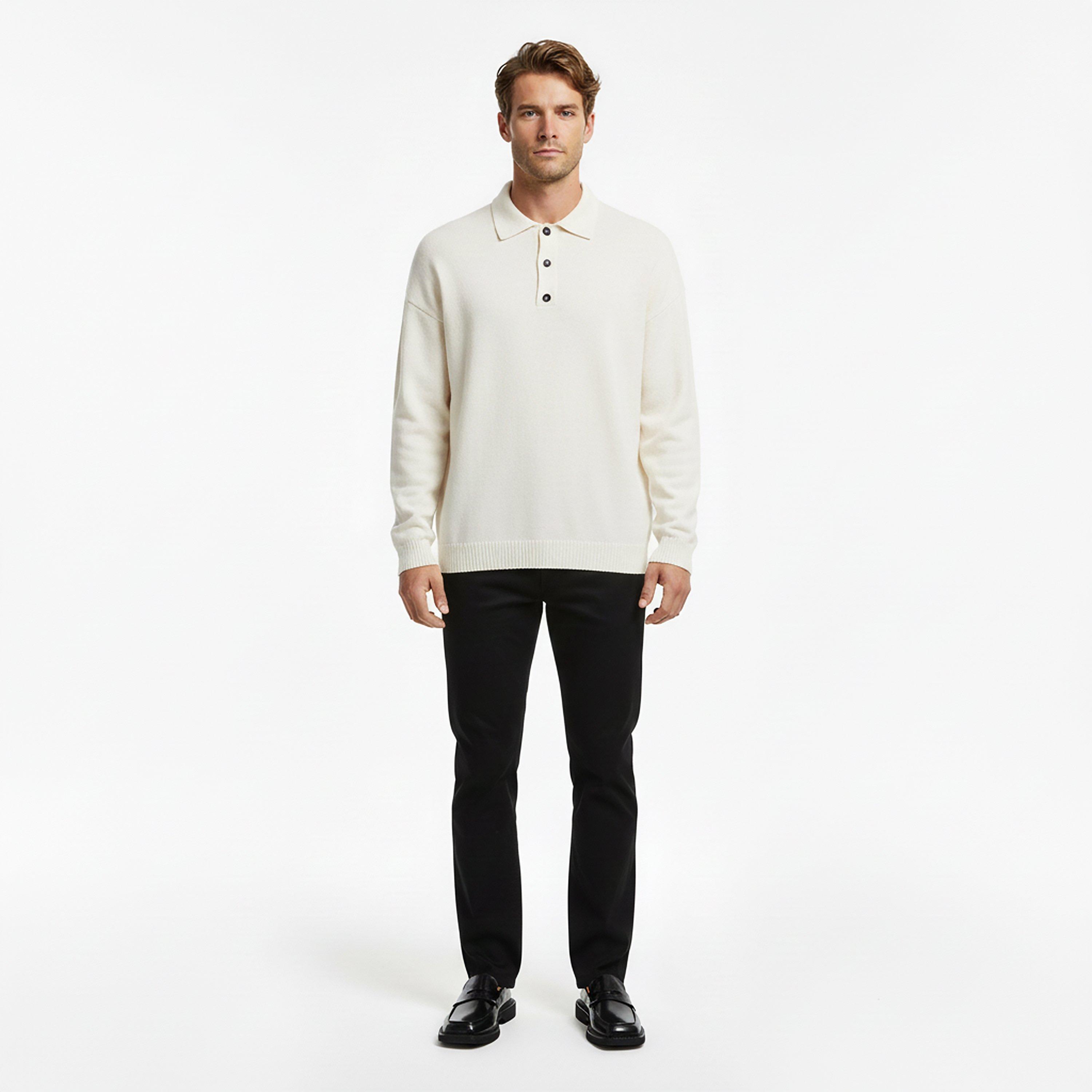 Cream - CAPO - Long Sleeve Polo Sn54 - 6