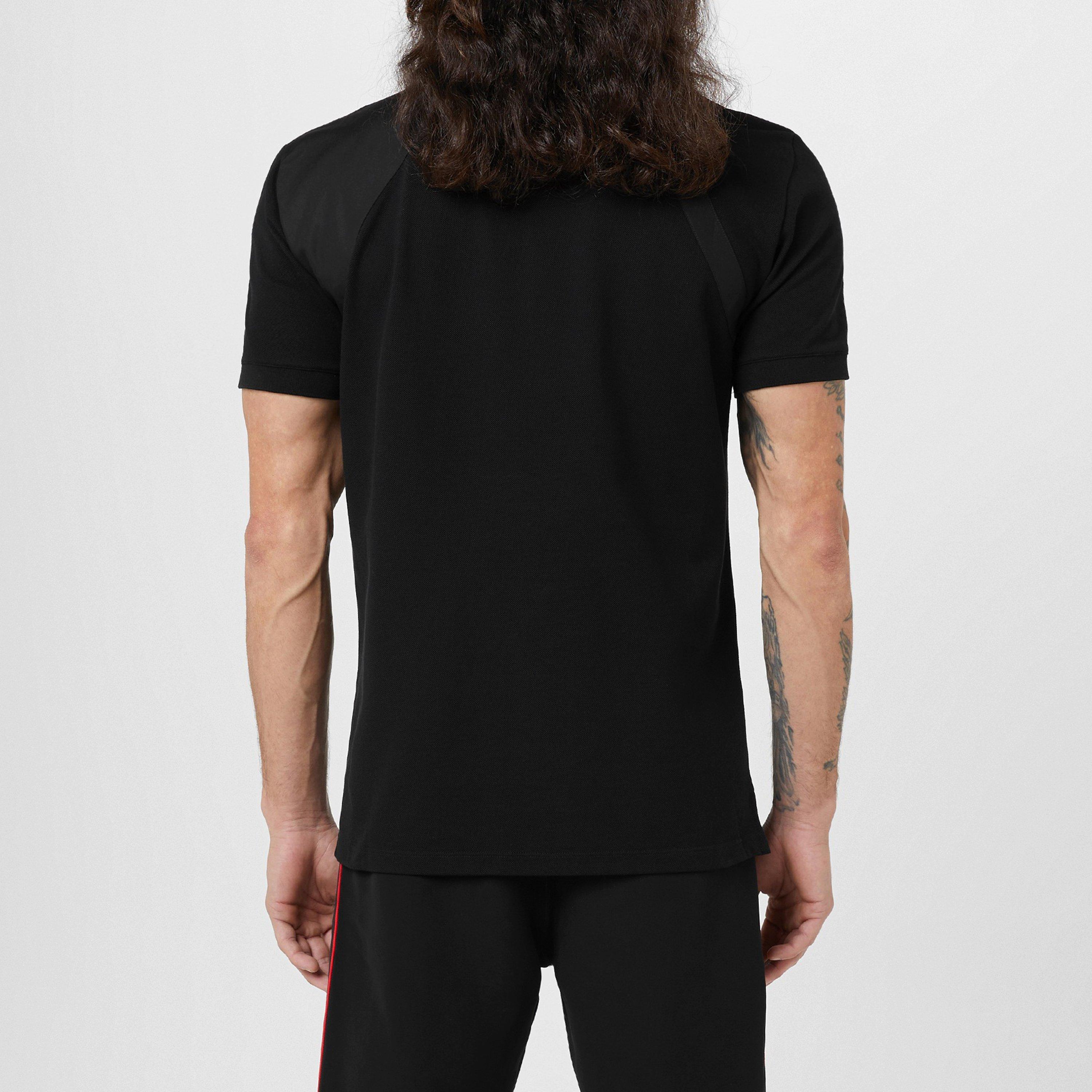 Black - Alexander McQueen - Tape Harness Polo Shirt - 3
