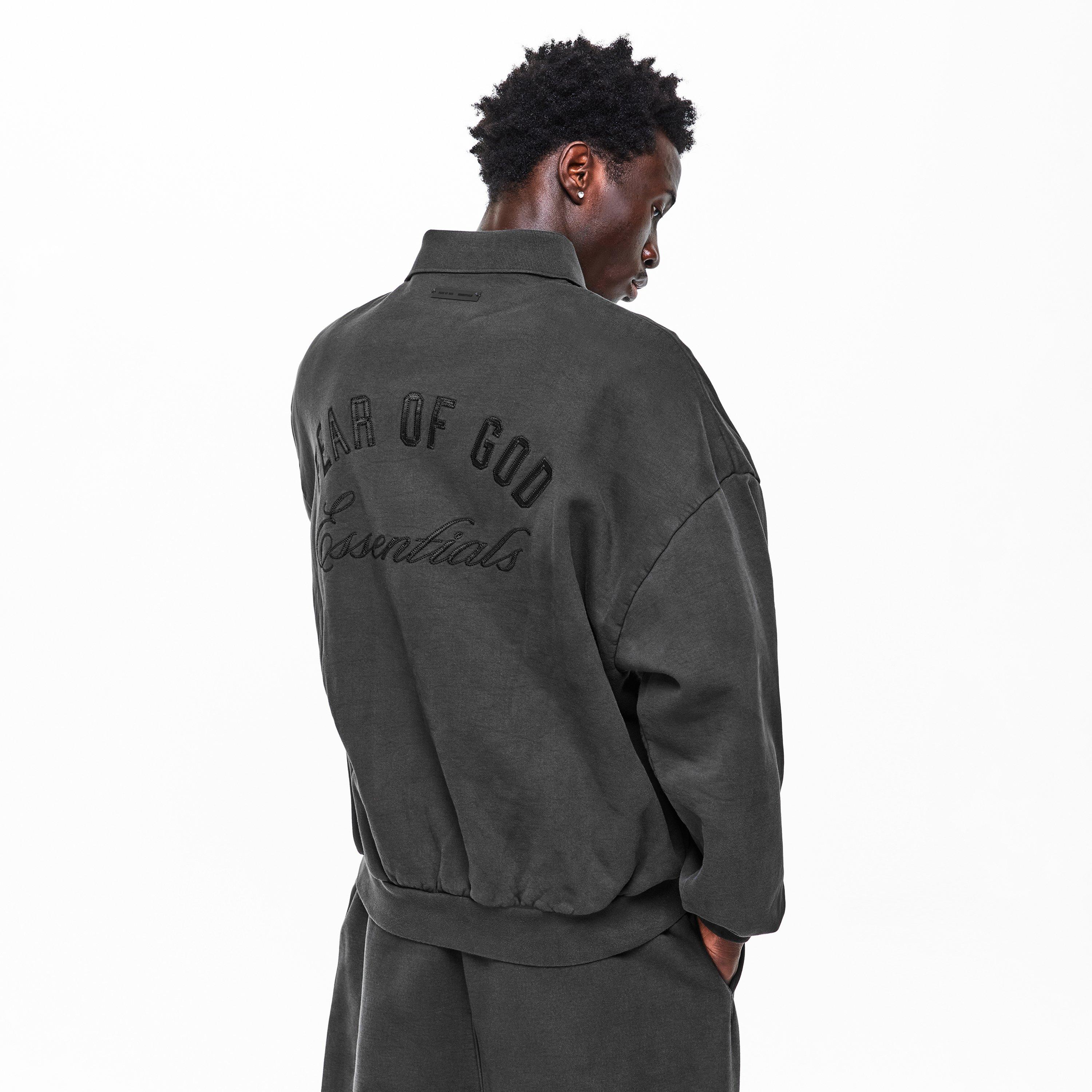 Fear Of God Essentials Men's Long Sleeve Polo Shirt | Flannels