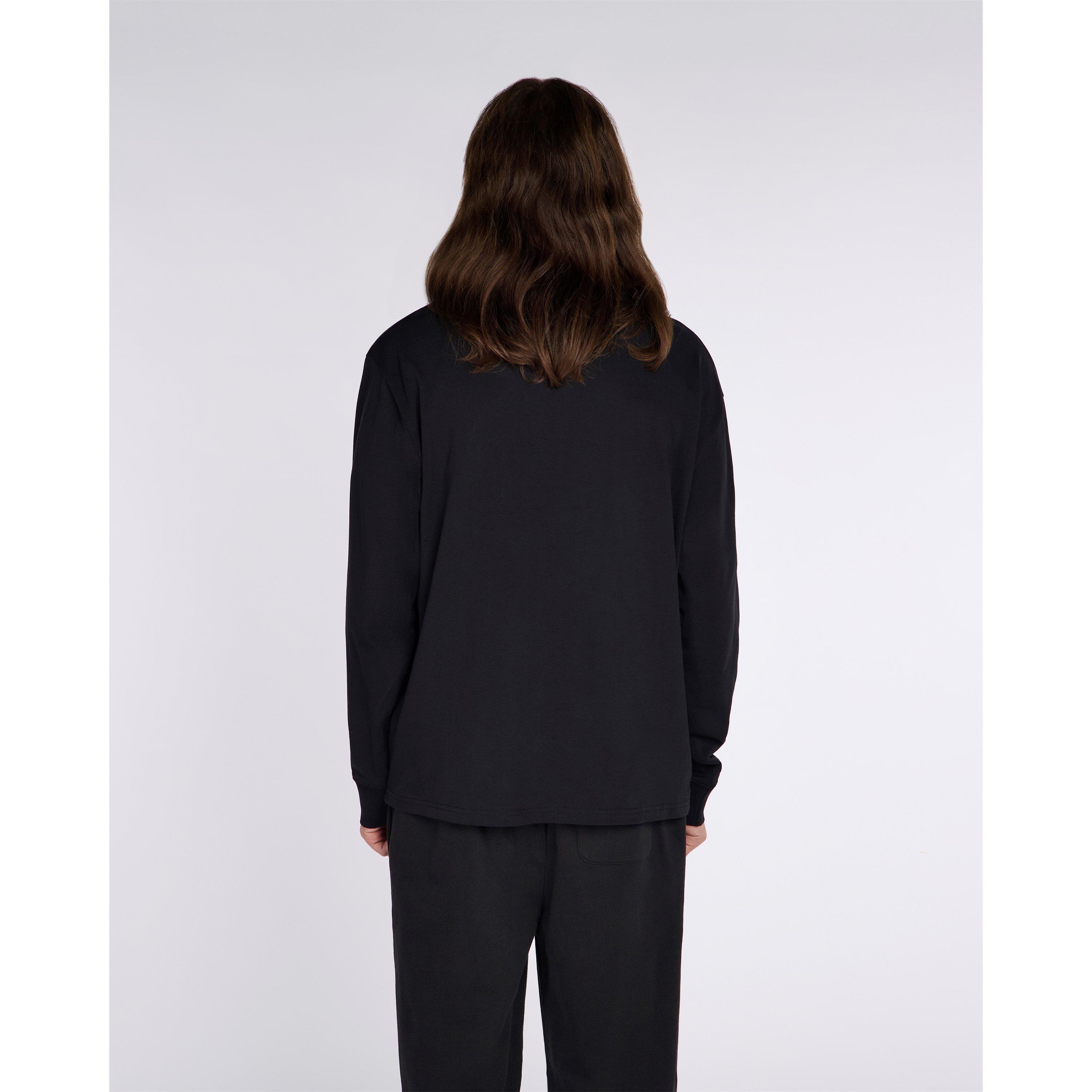 Nero - No Fear - Fear Long Sleeve Polo Shirt - 4