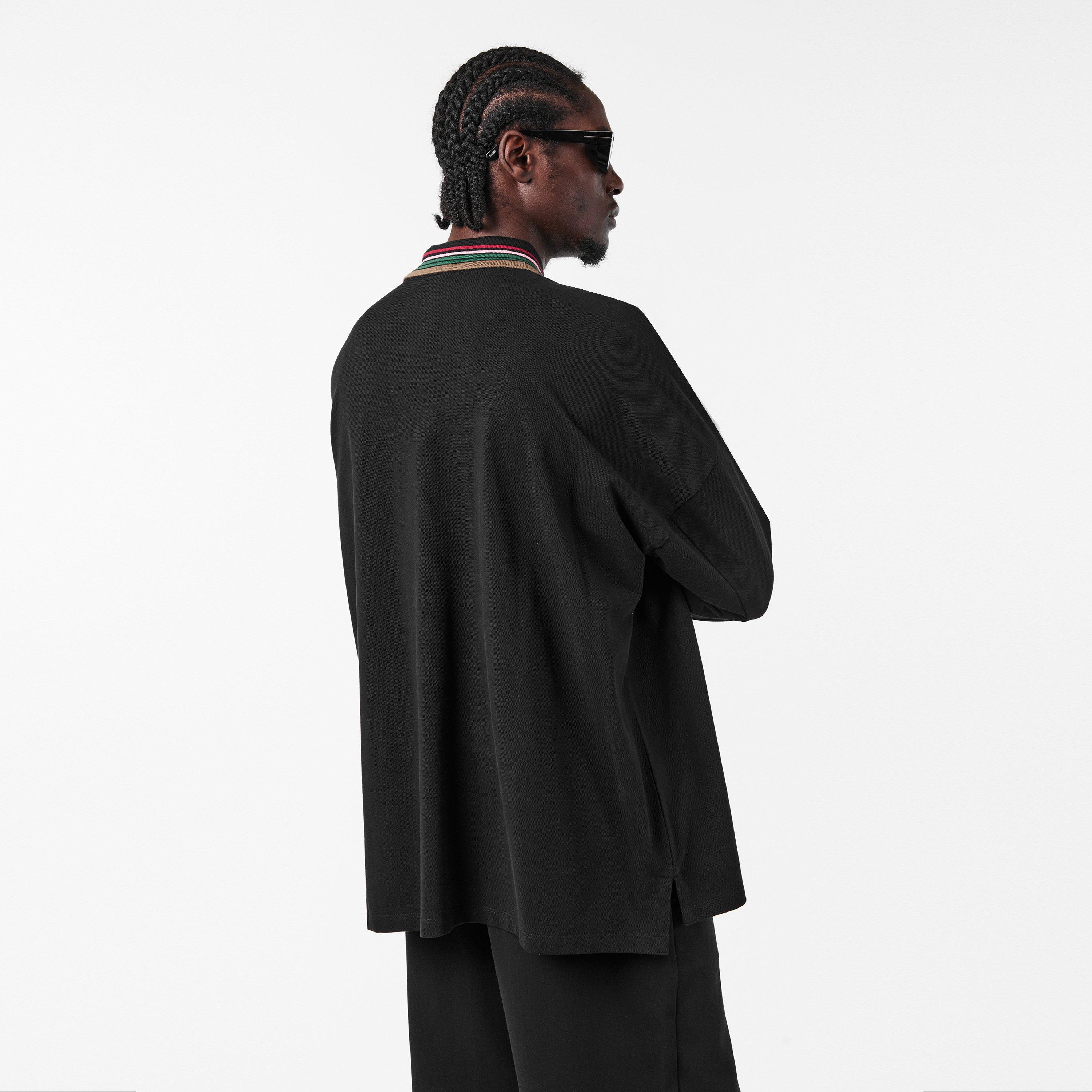 Black - Vivienne Westwood - Men's Long-Sleeve Polo - 4