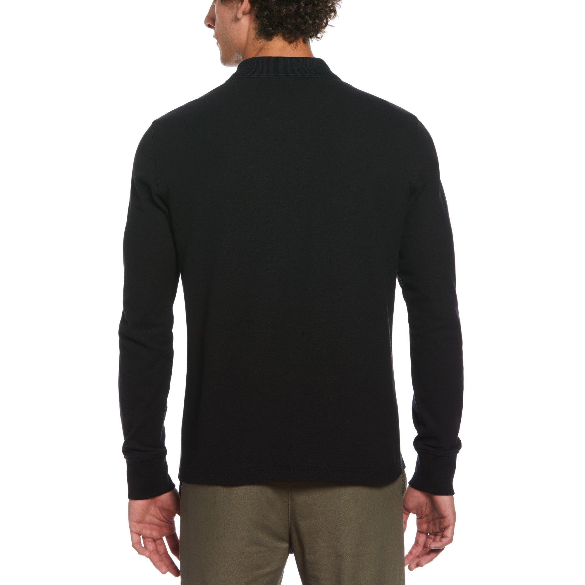 Echt Zwart - Original Penguin - Long-Sleeve Pique Polo Shirt - 2