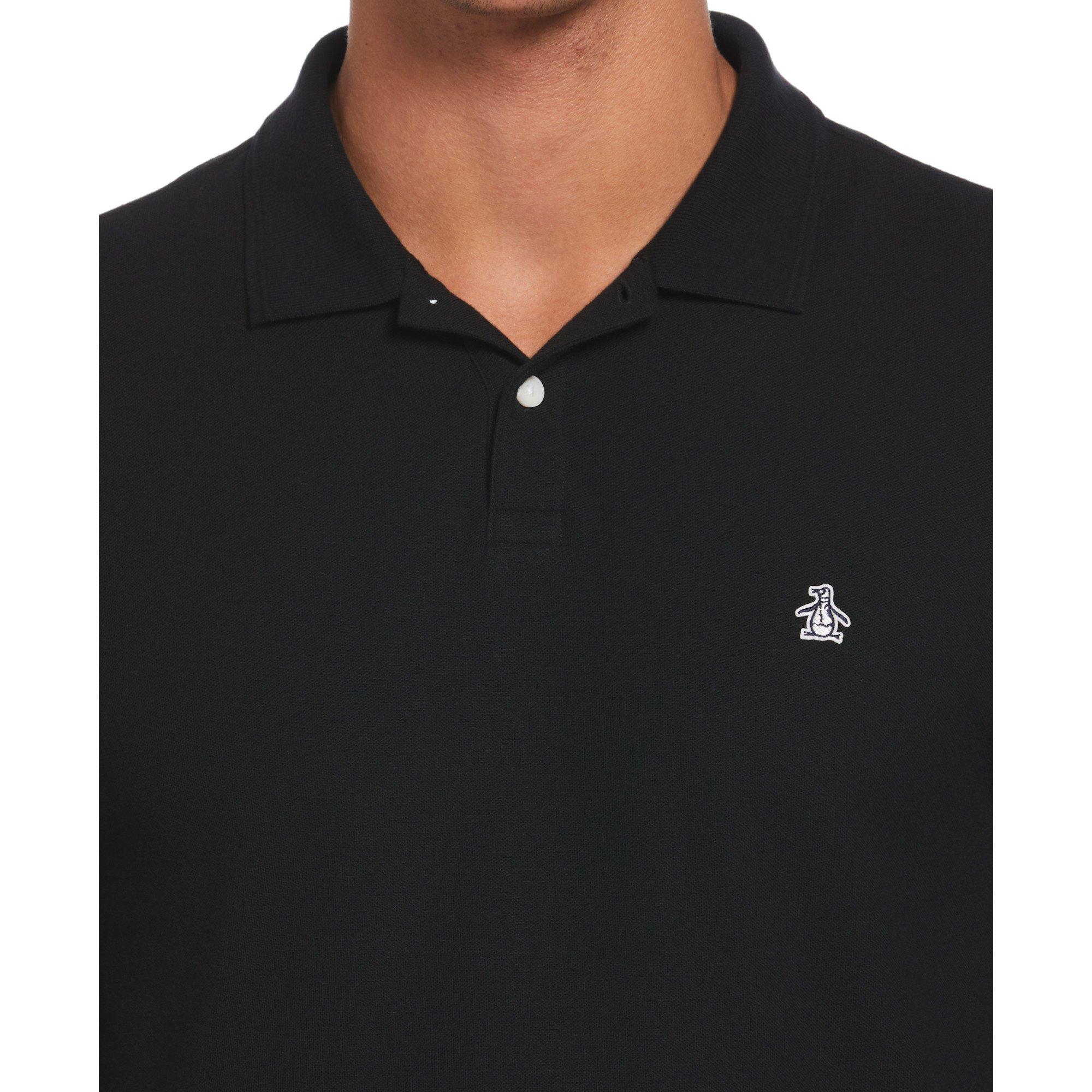 Echt Zwart - Original Penguin - Long-Sleeve Pique Polo Shirt - 3