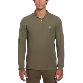 Original Penguin Long-Sleeve Pique Polo Shirt