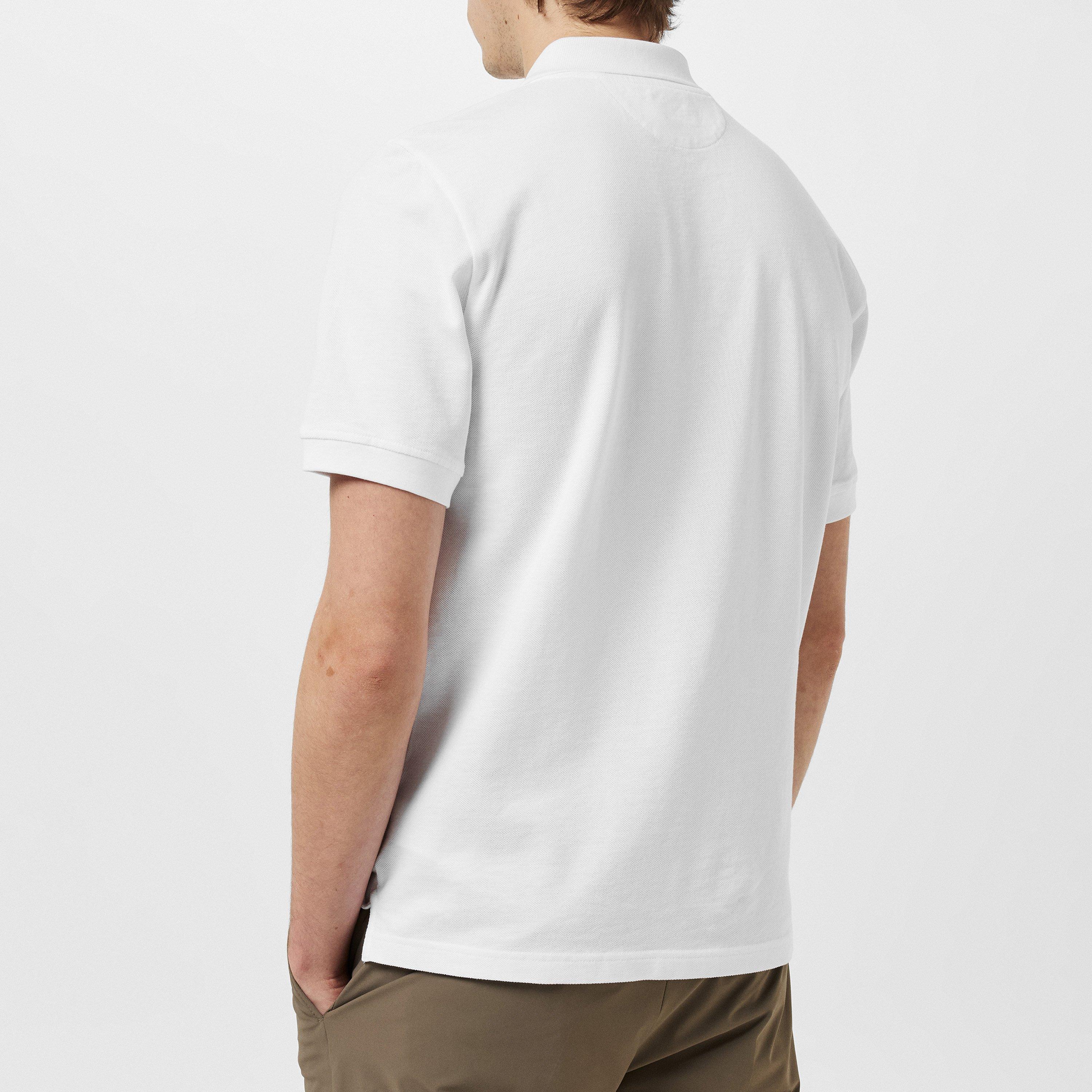 White 82 - Pal Zileri - Short Sleeved Zip Polo Shirt - 4