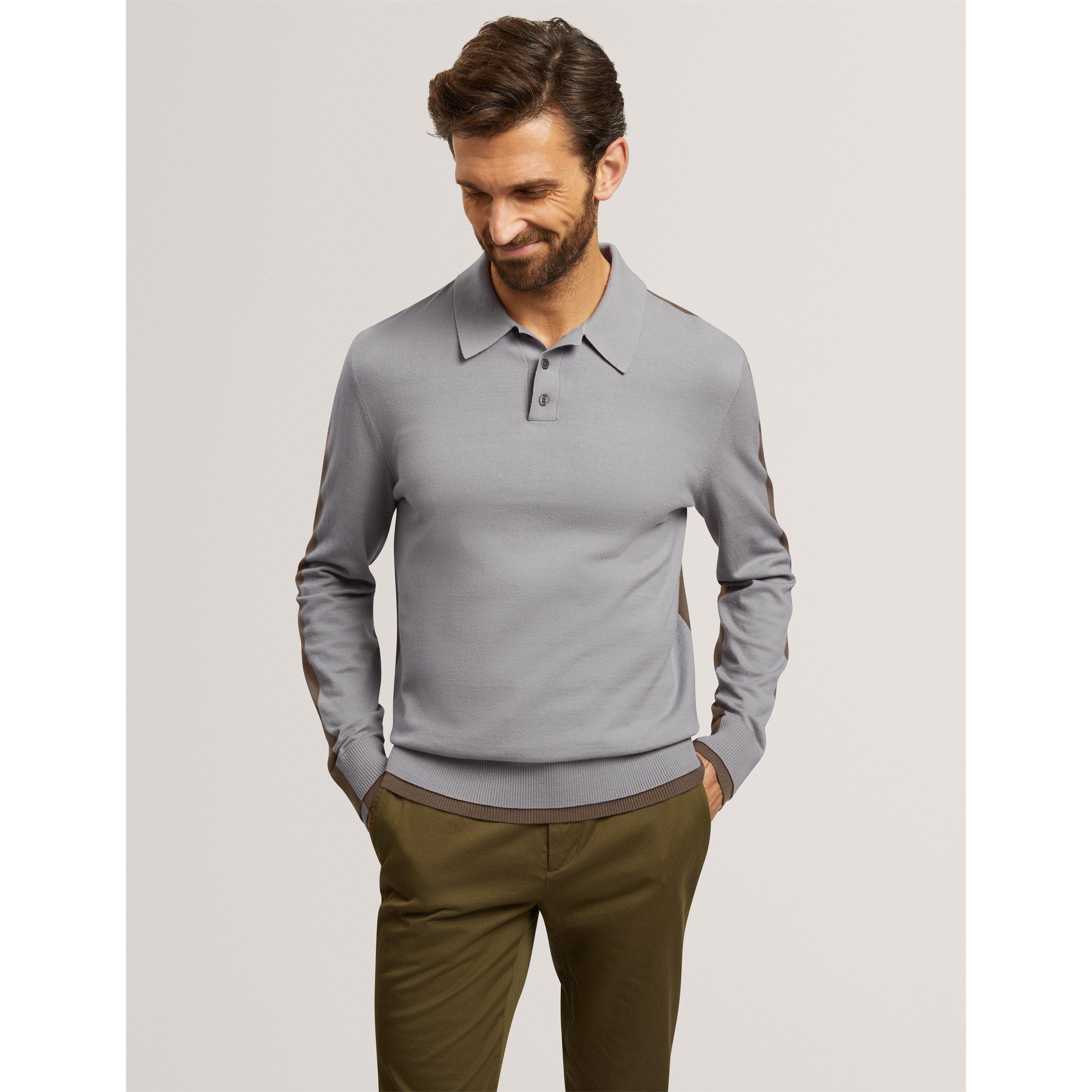 Dk-Grey - Ted Baker - Ted LS Polo Sn71 - 3