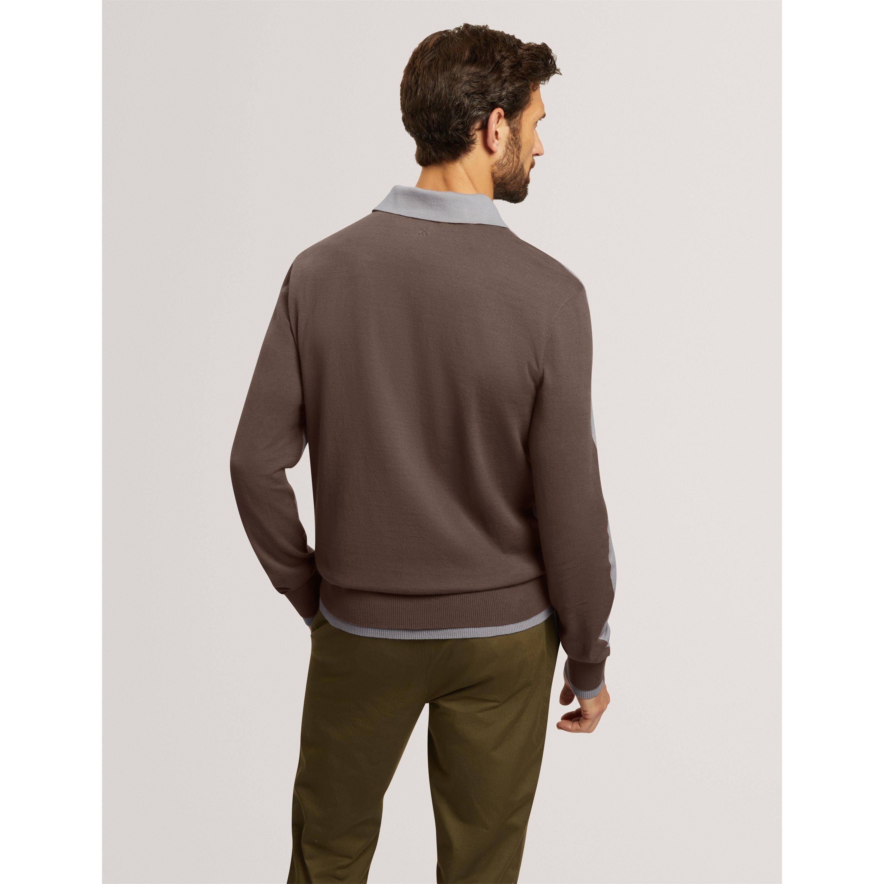 Dk-Grey - Ted Baker - Ted LS Polo Sn71 - 6