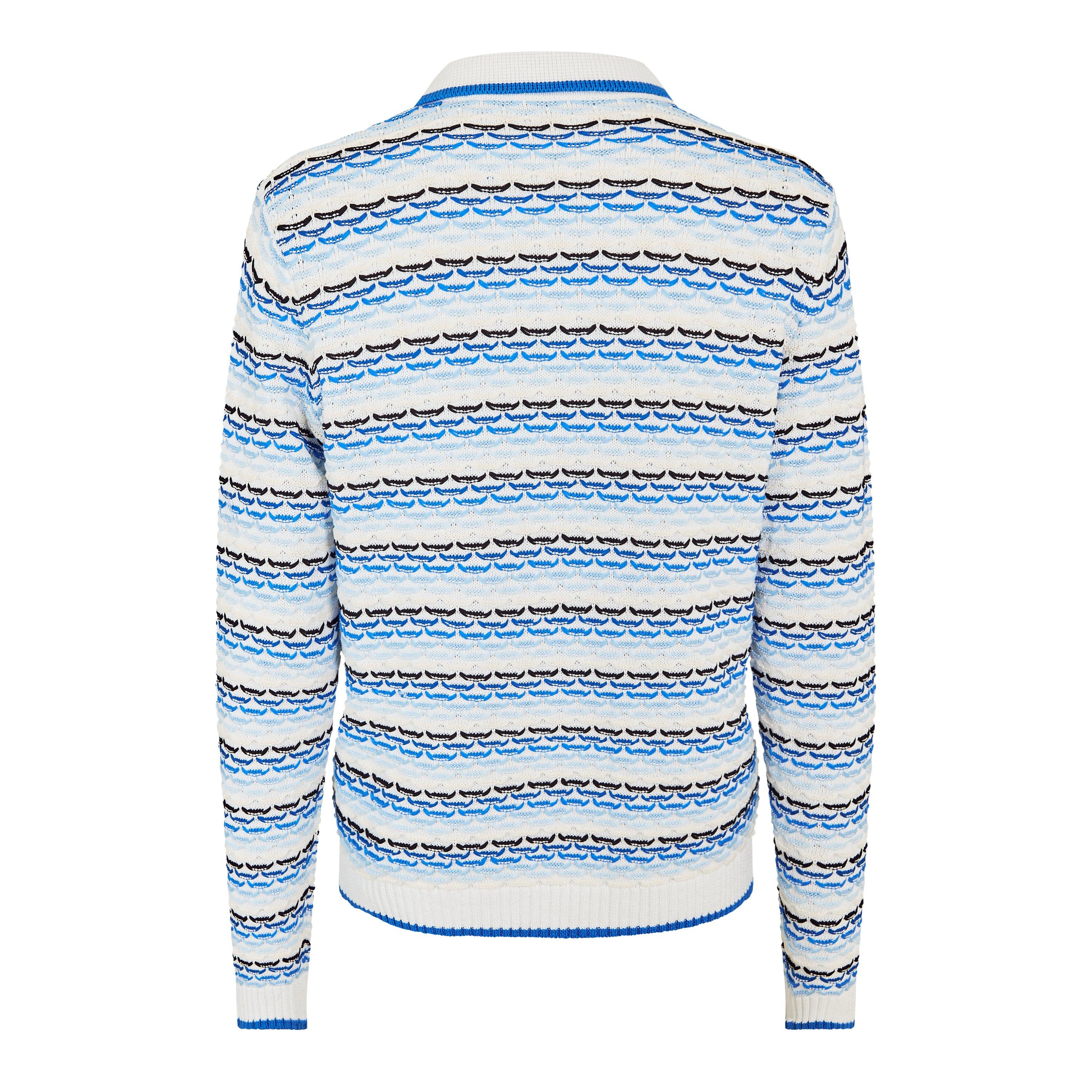 Blue - Casablanca - Casa Tuck Stitch LS Sn62 - 2