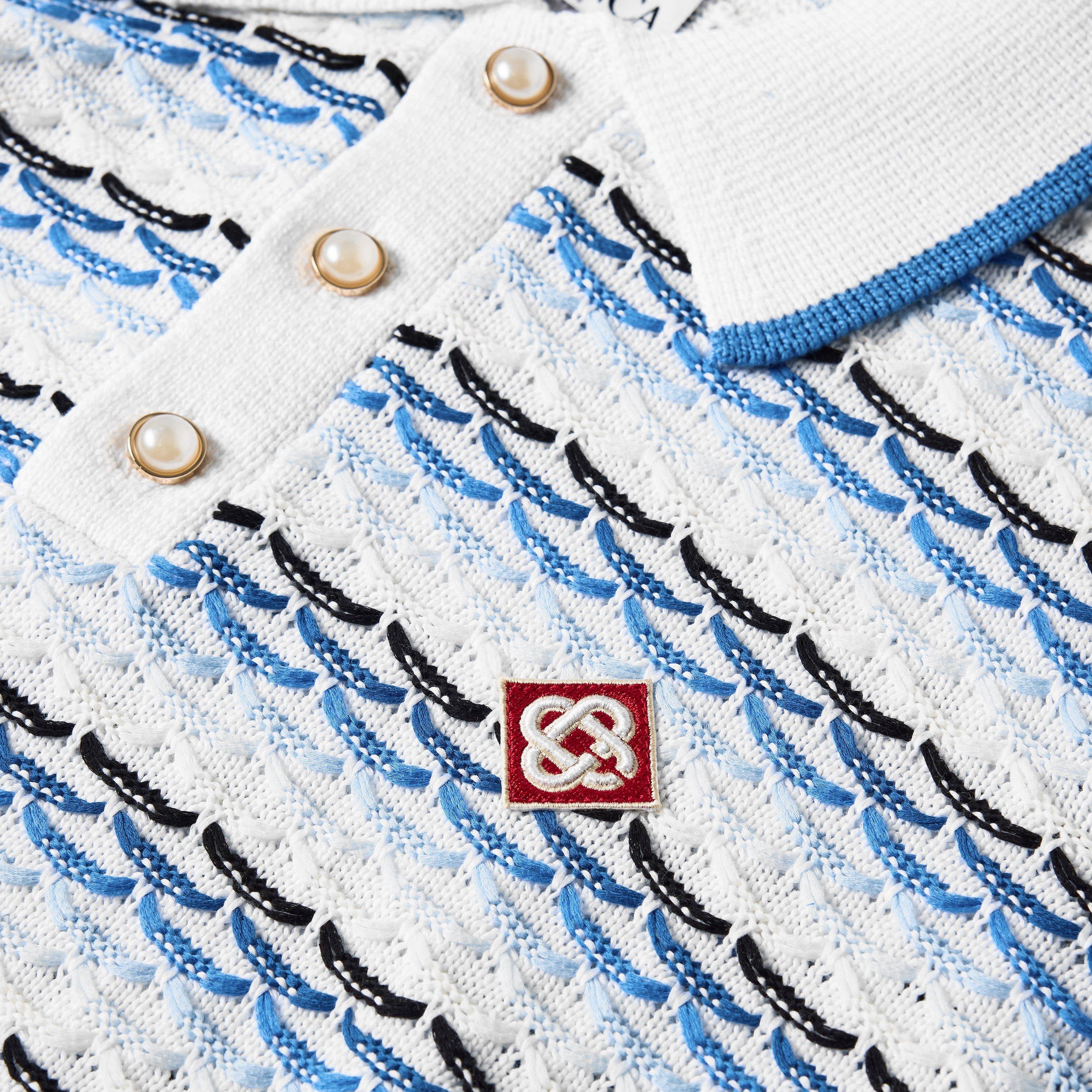 Blue - Casablanca - Casa Tuck Stitch LS Sn62 - 5