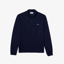 Lacoste Long Sleeve Embroidered Polo Shirt