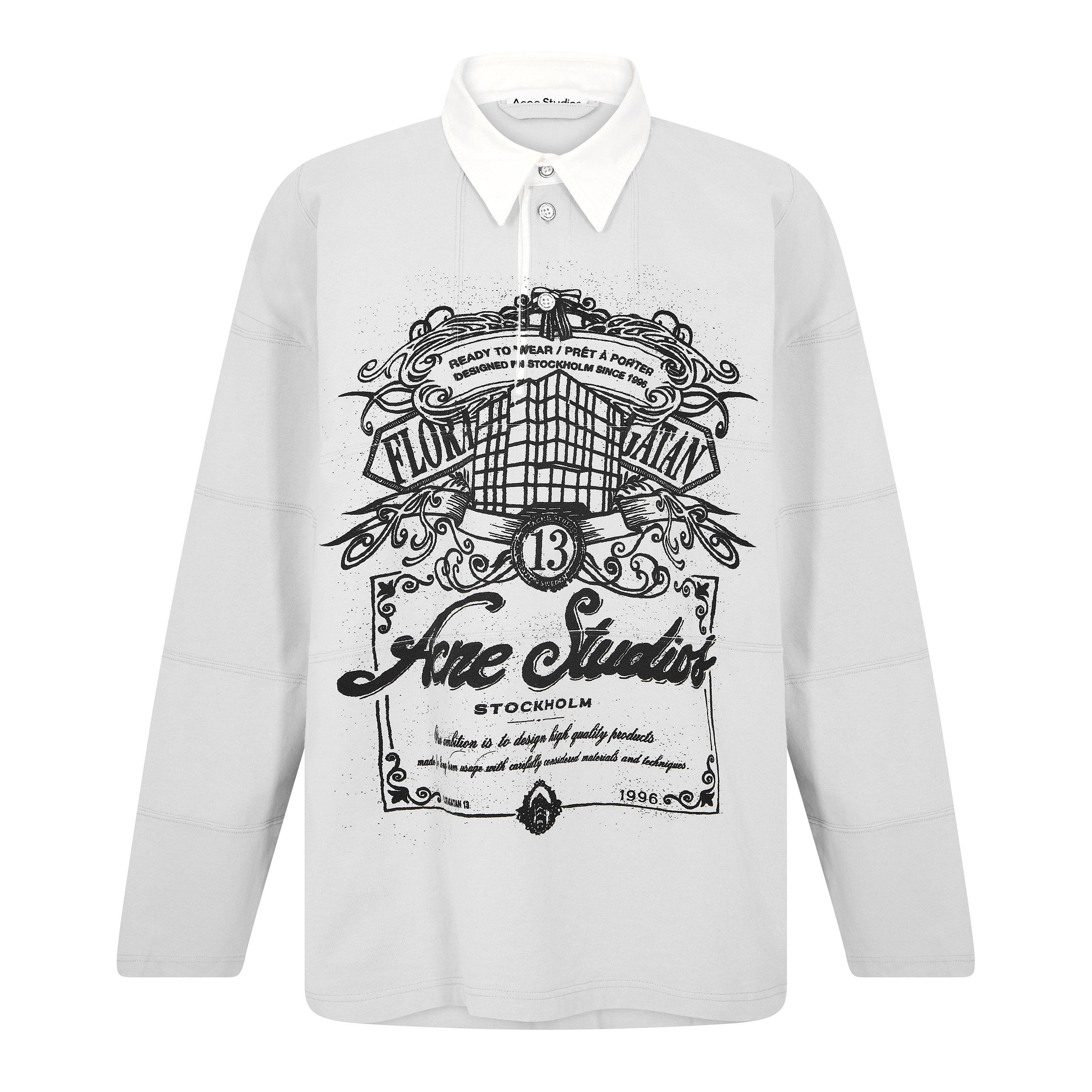 Acne Studios Men's Long Sleeve Polo Shirt | Flannels