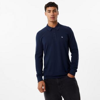 Jack Wills JW Long Sleeve Knitted Polo