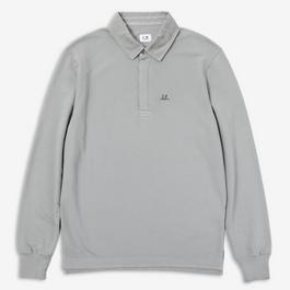 CP Company Company Light Fleece Mens Polo Sweatshirt