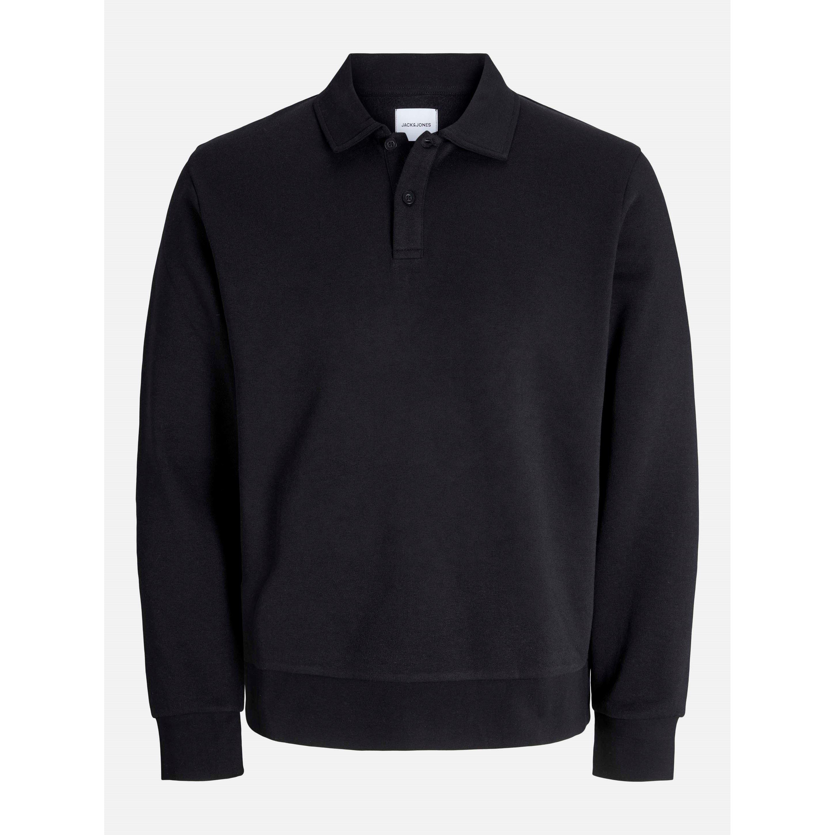Jack And Jones Men's Bradley Sweat Polo - Black - 2XL