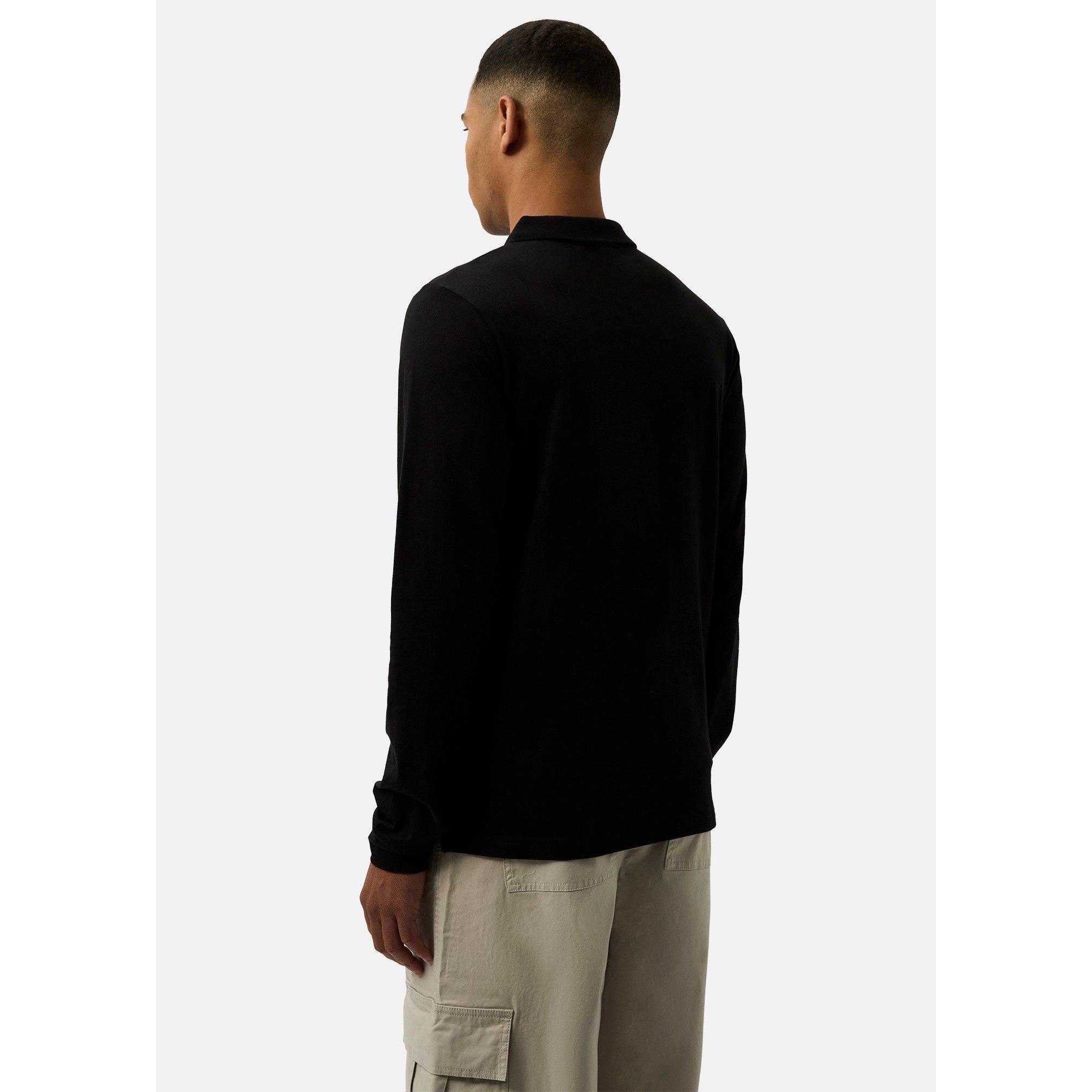 Black - Patrick - Luca Long-Sleeve Polo Shirt - 2