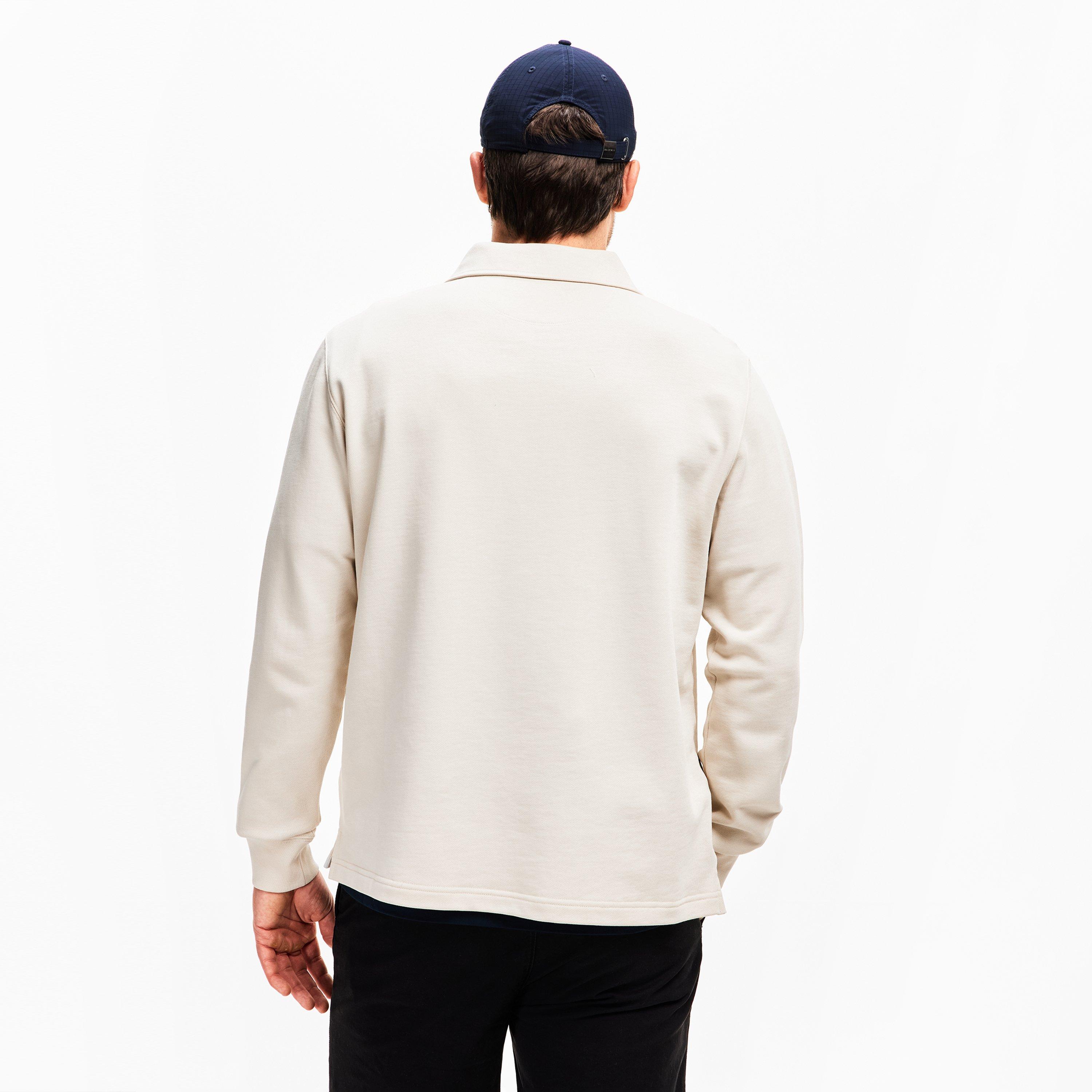 Silver Birch - Belstaff - Men's Curator Long Sleeve Polo Shirt - 4