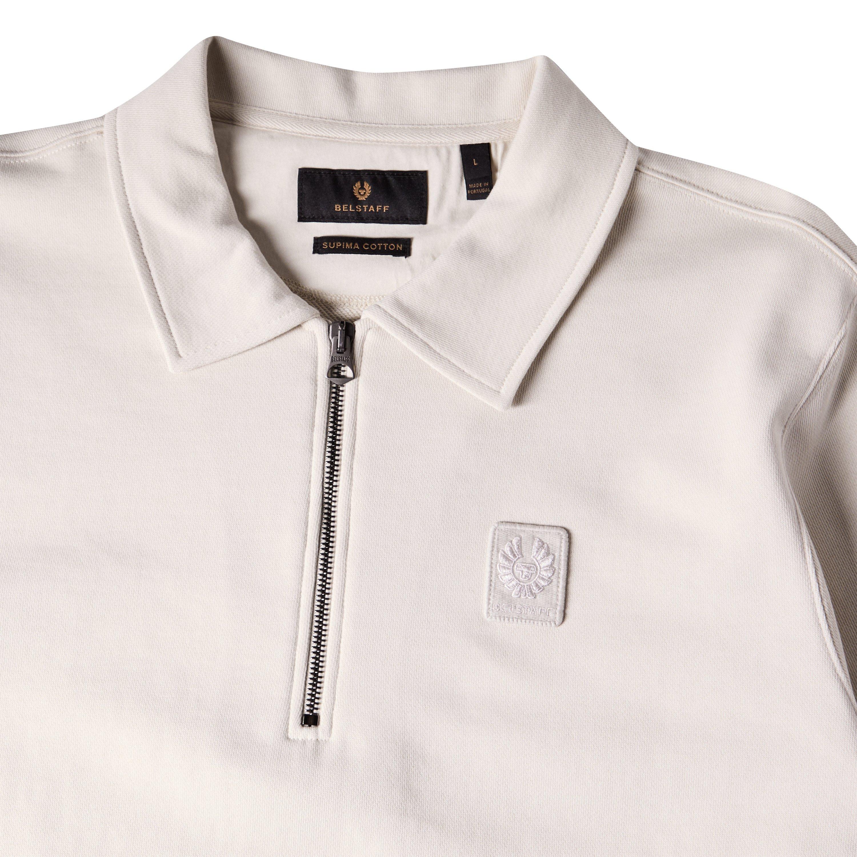 Silver Birch - Belstaff - Men's Curator Long Sleeve Polo Shirt - 5