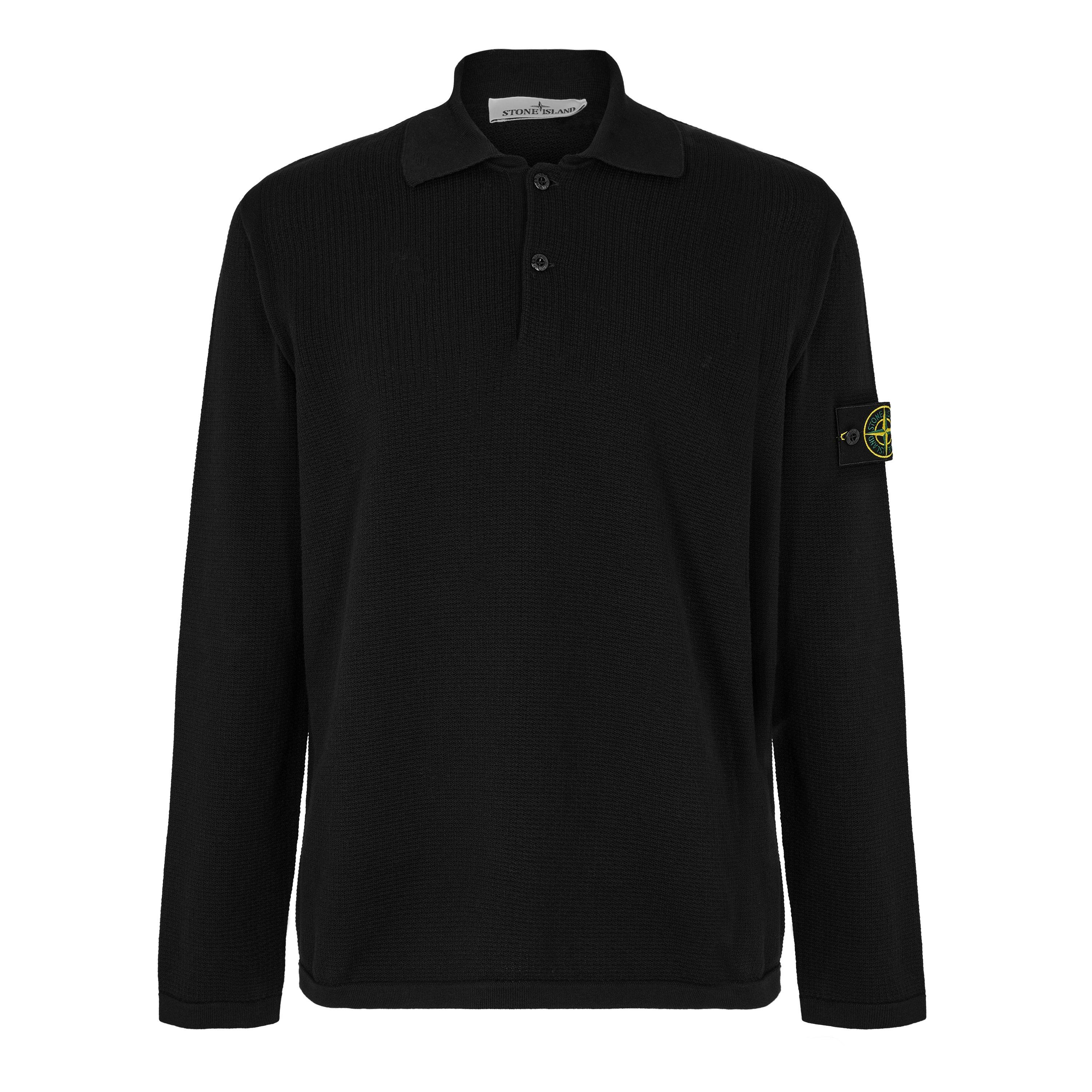 Stone Island Mens Knit Polo Shirt | Cruise Fashion