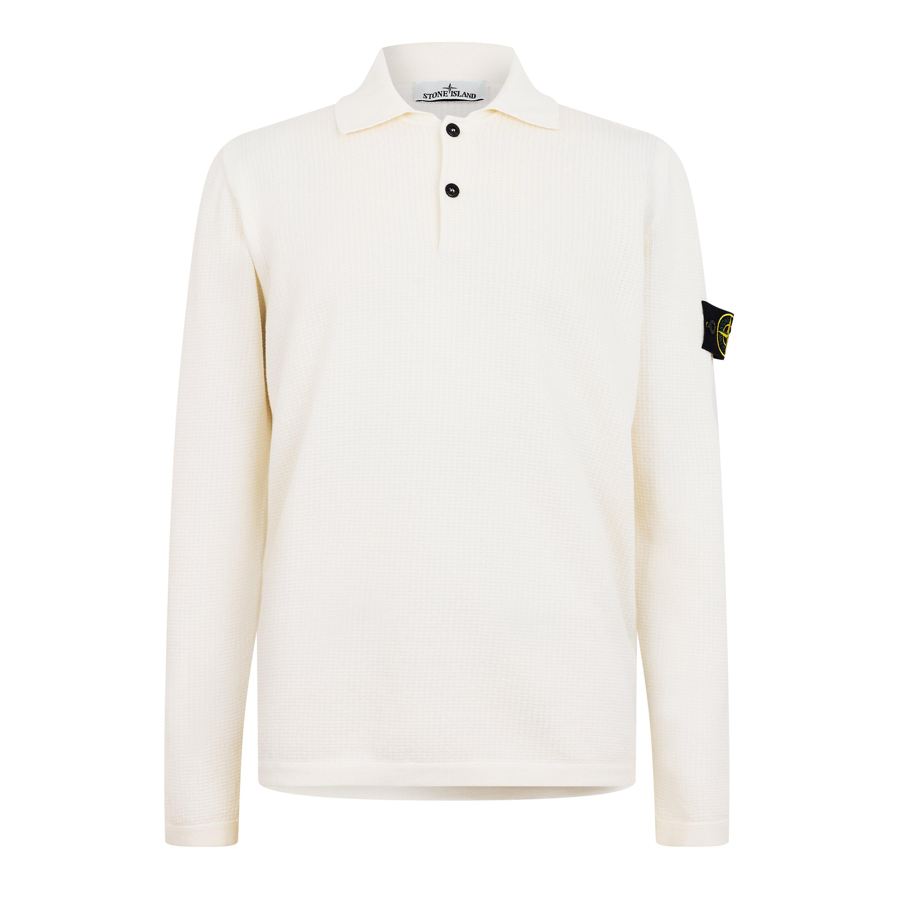 Stone Island Mens Knit Polo Shirt | Cruise Fashion