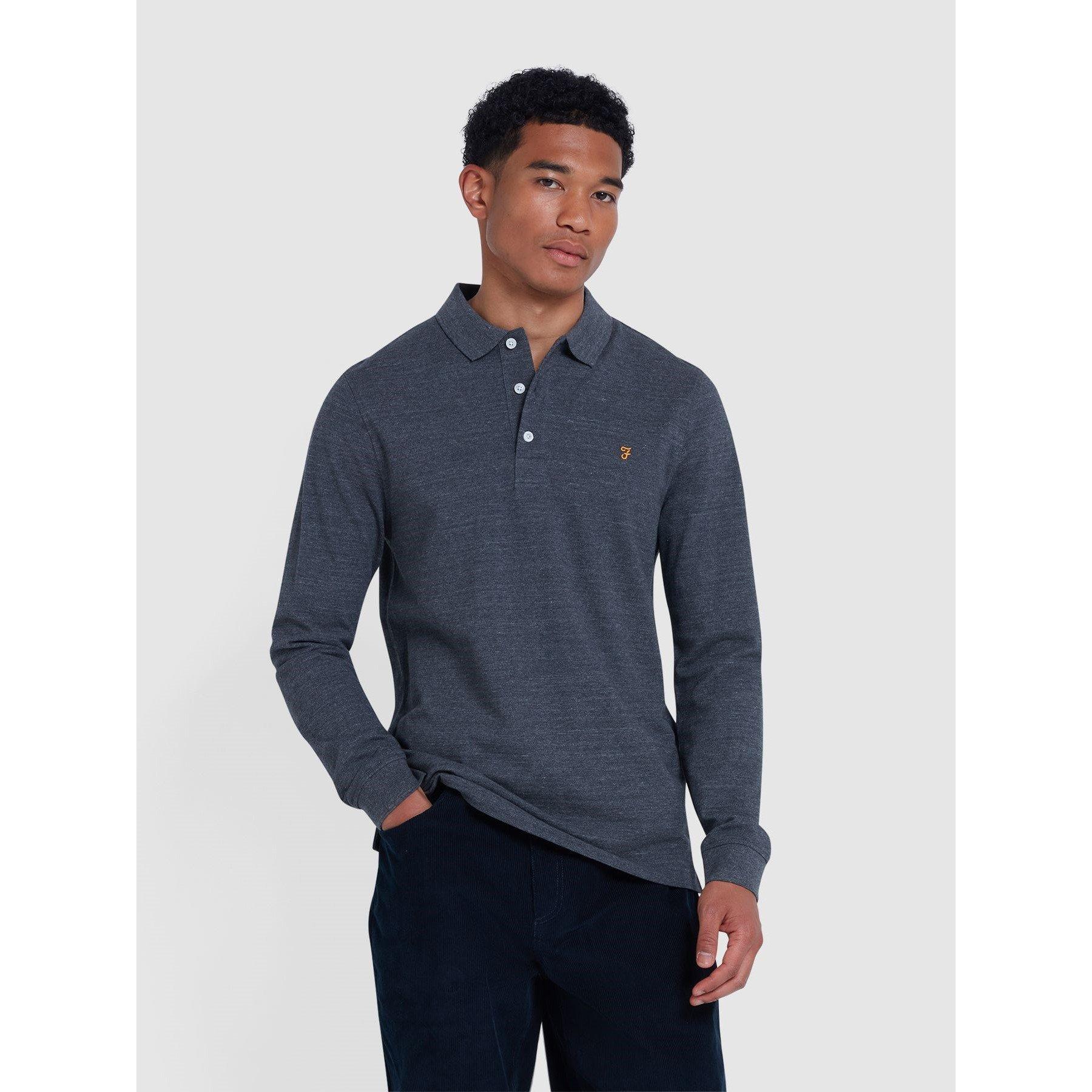 Farah Grey - Farah - Long-Sleeve Polo Shirt - 2