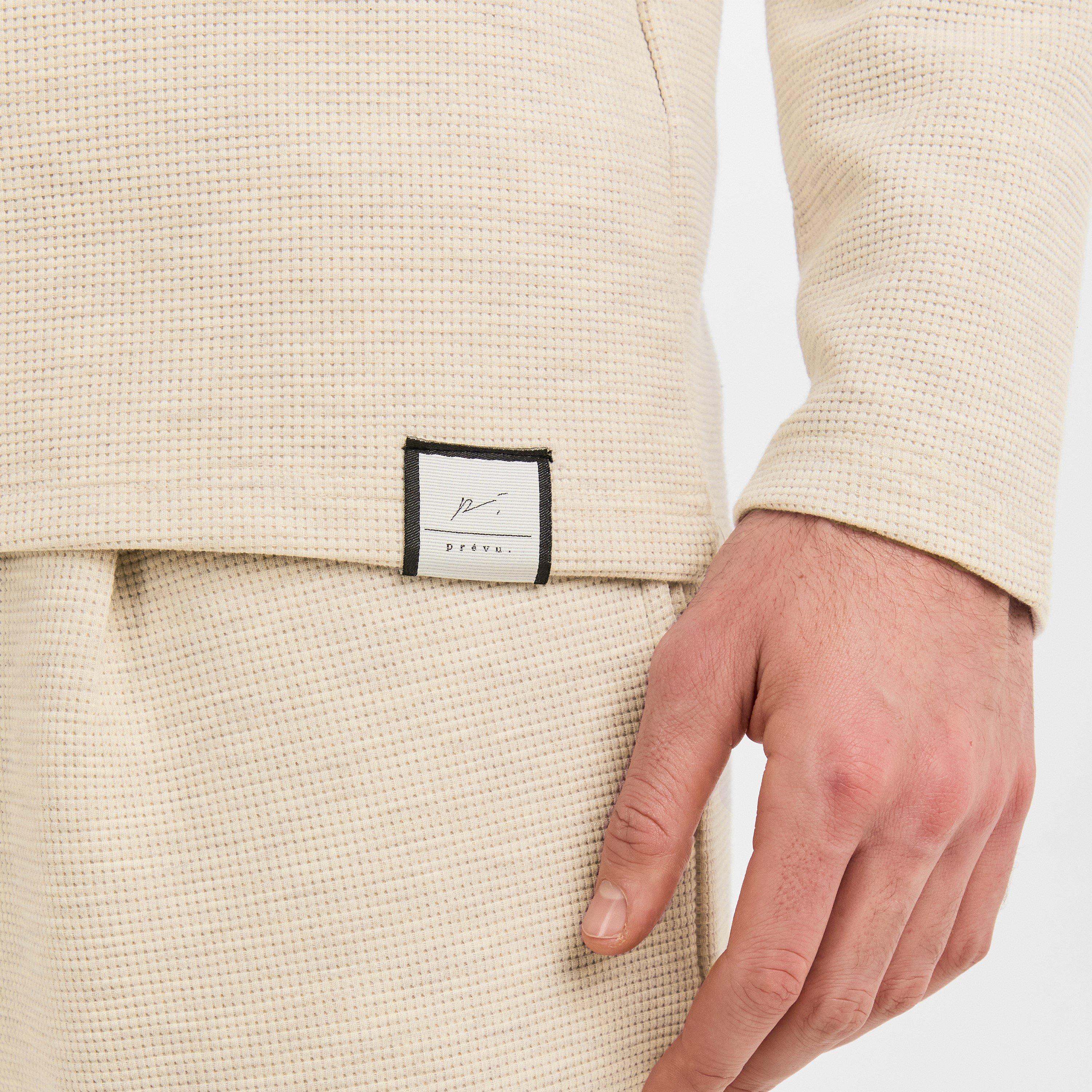 Ecru 107 - Prevu - Mens Altius Long Sleeve Polo Shirt - 5