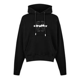 Off White Flock Arrow Hoodie