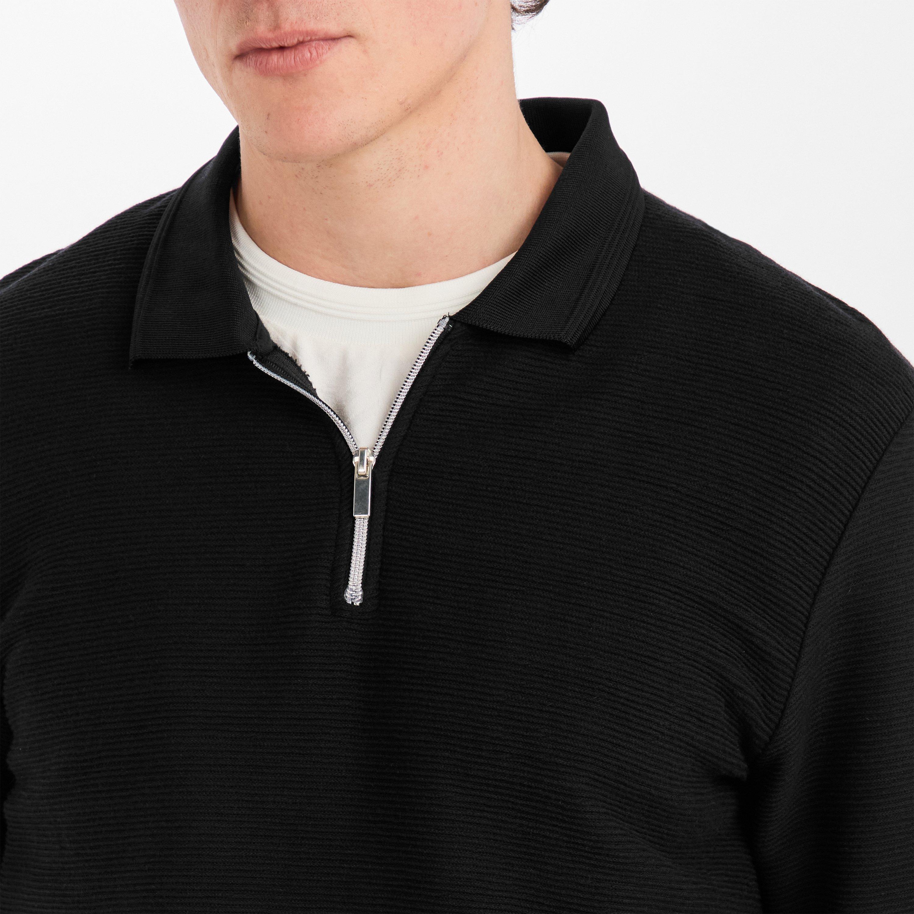 Black 001 - Prevu - Mens Ottoman Polo Shirt - 5