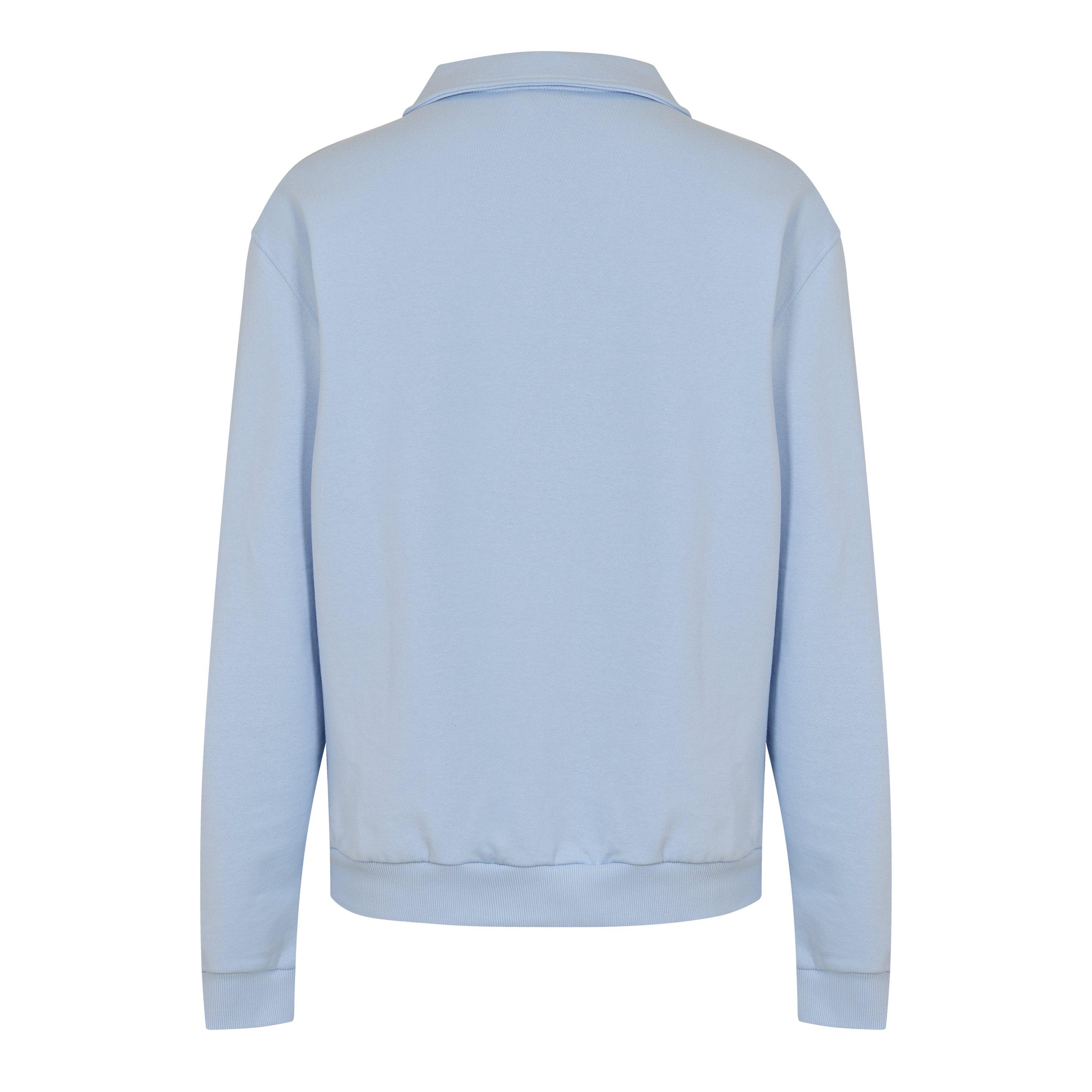 Light Blue - Moschino - Men's Long Sleeve Polo Shirt - 2