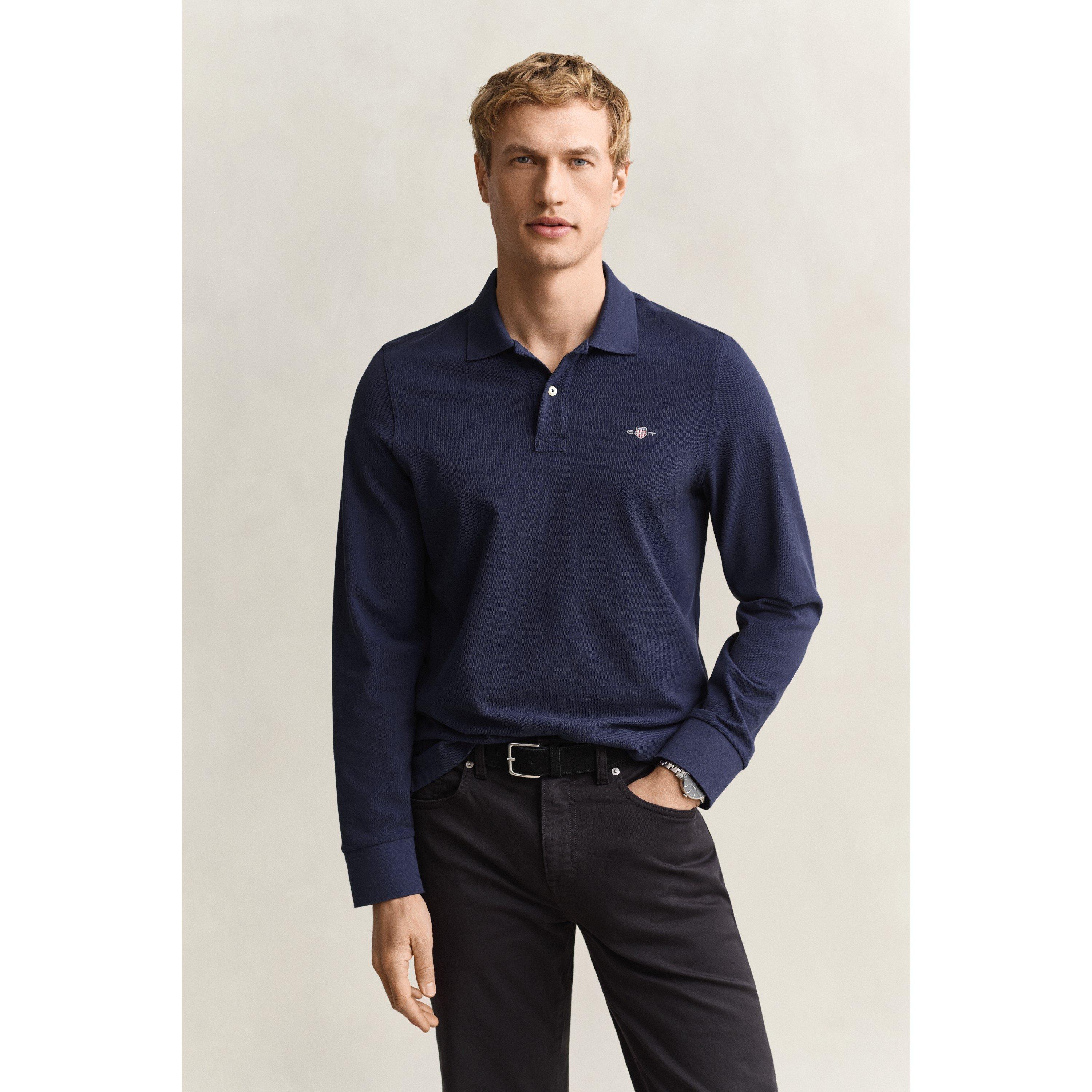 Even Blue 433 - Gant - Gant LS Rugby Polo Sn64 - 2