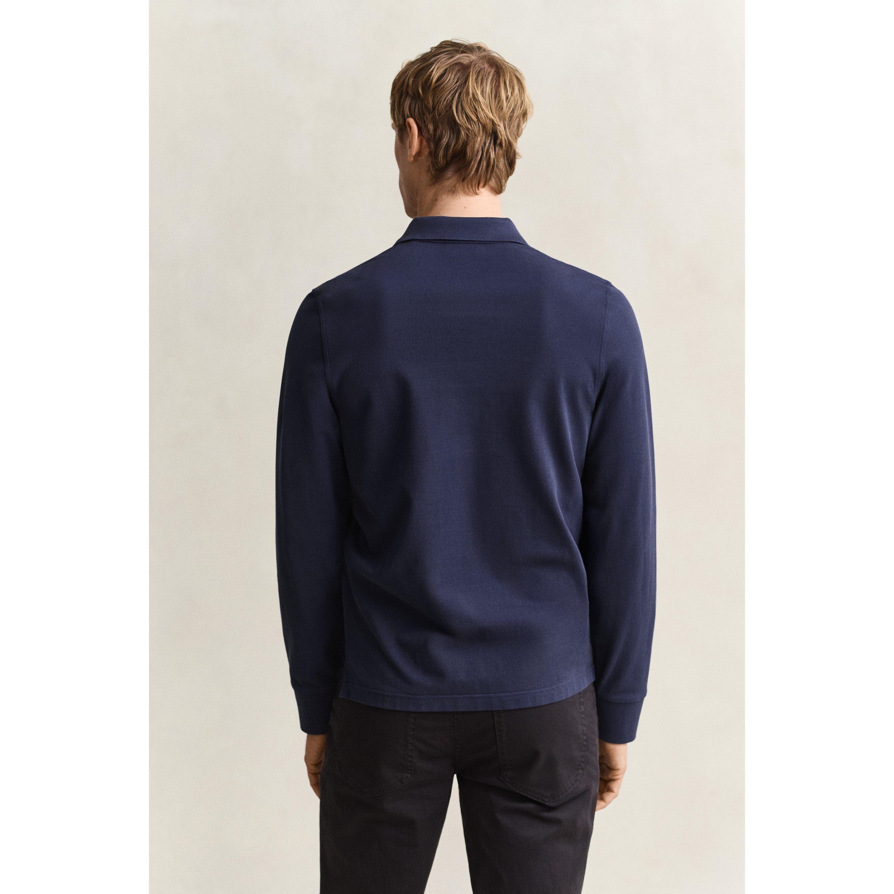 Even Blue 433 - Gant - Gant LS Rugby Polo Sn64 - 3