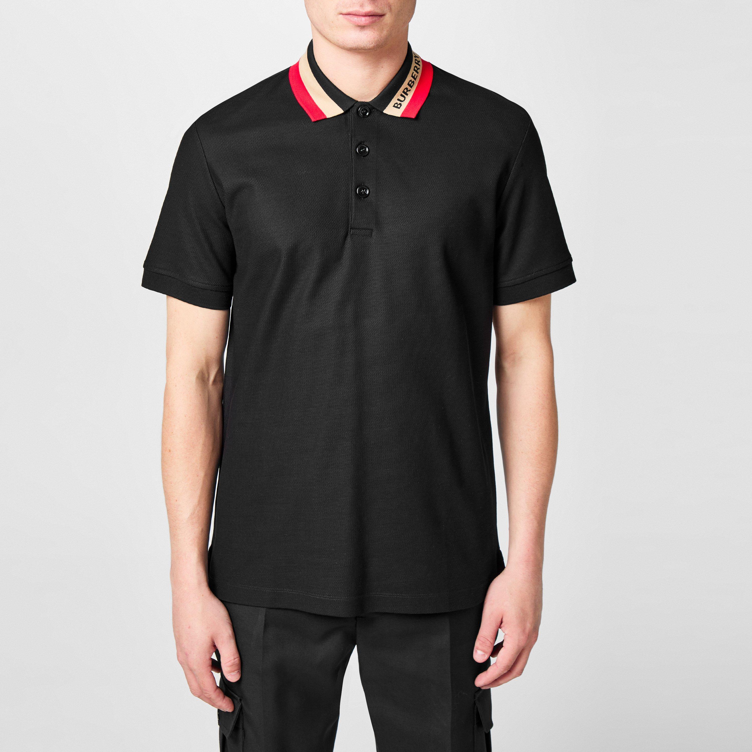 Black - Burberry - Logo Polo Shirt - 3