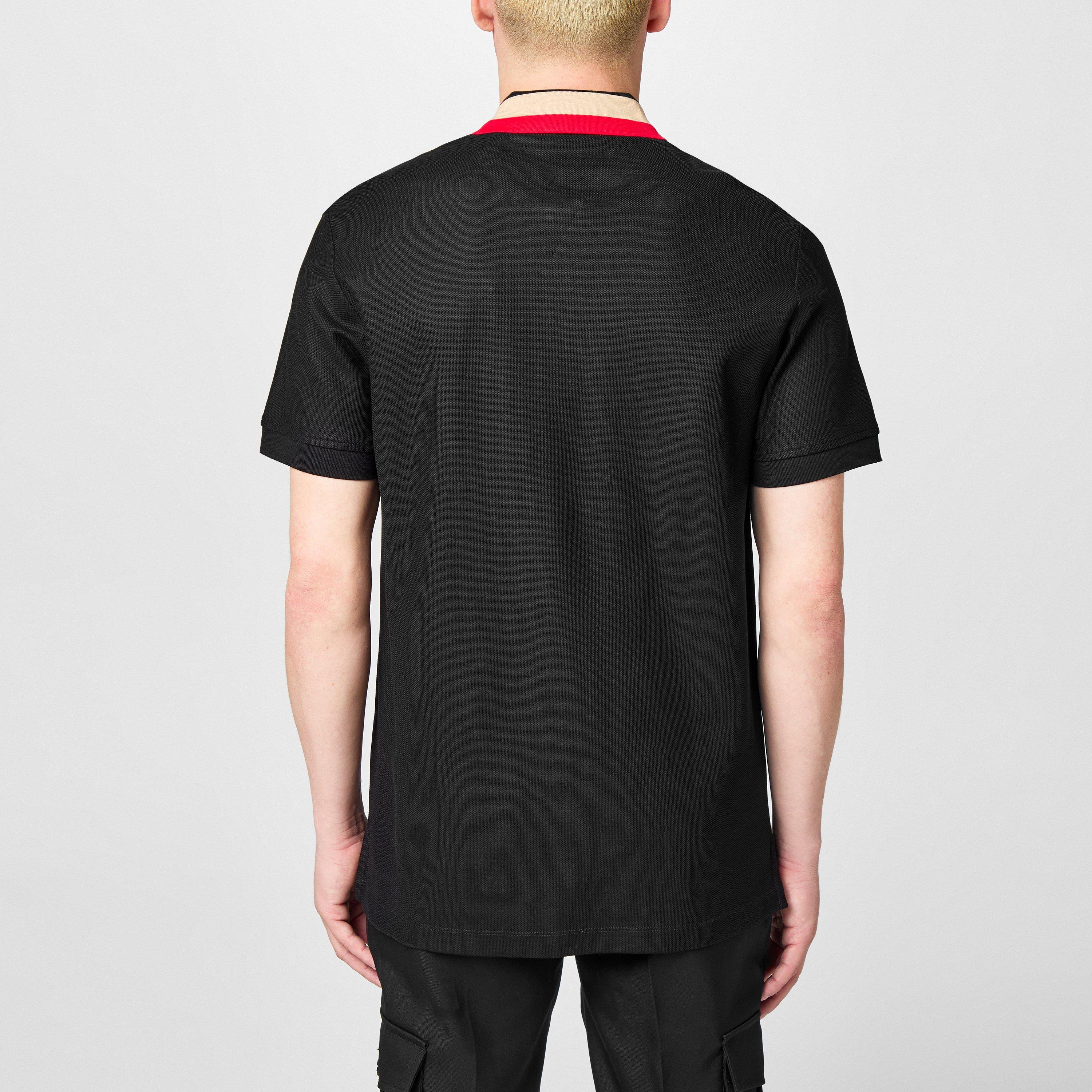Black - Burberry - Logo Polo Shirt - 4
