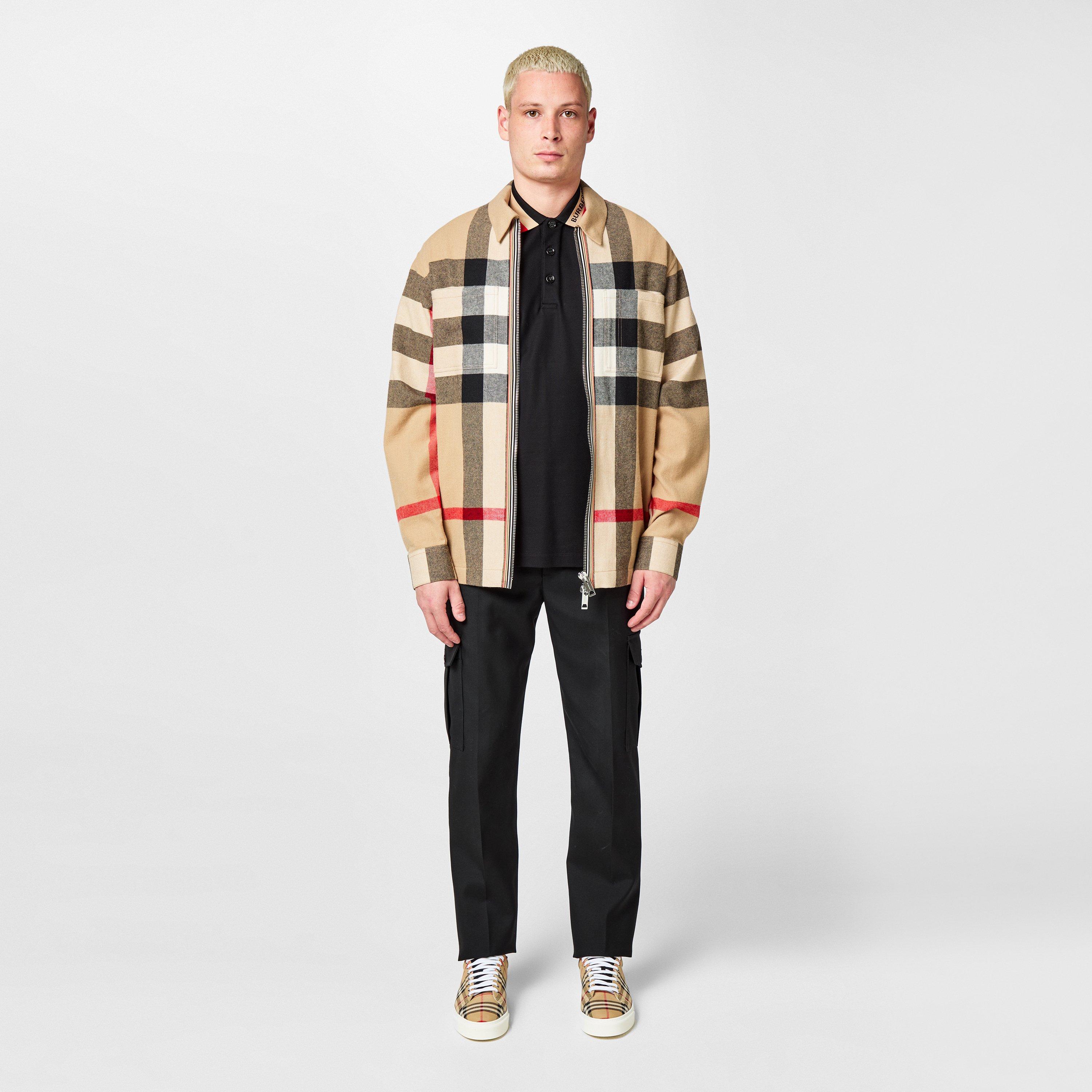 Black - Burberry - Logo Polo Shirt - 5