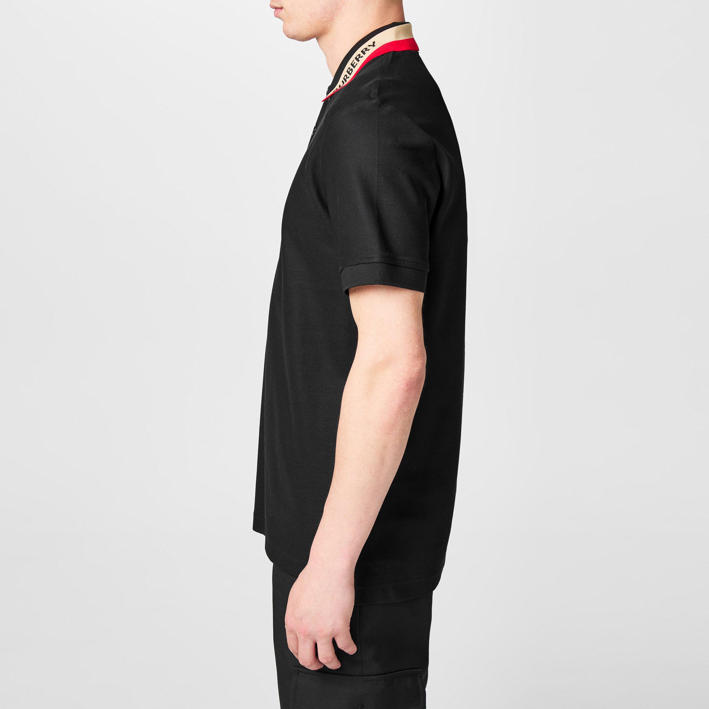 Black - Burberry - Logo Polo Shirt - 6