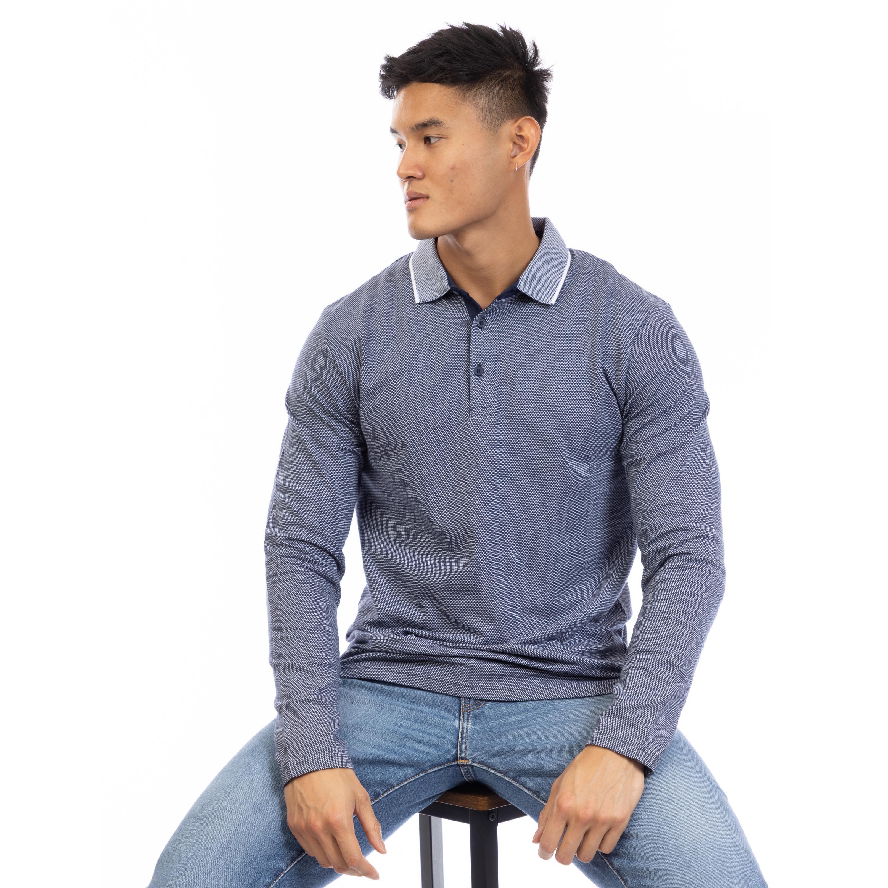 Navy/White - Peter Werth - W Needham Polo Sn99 - 4