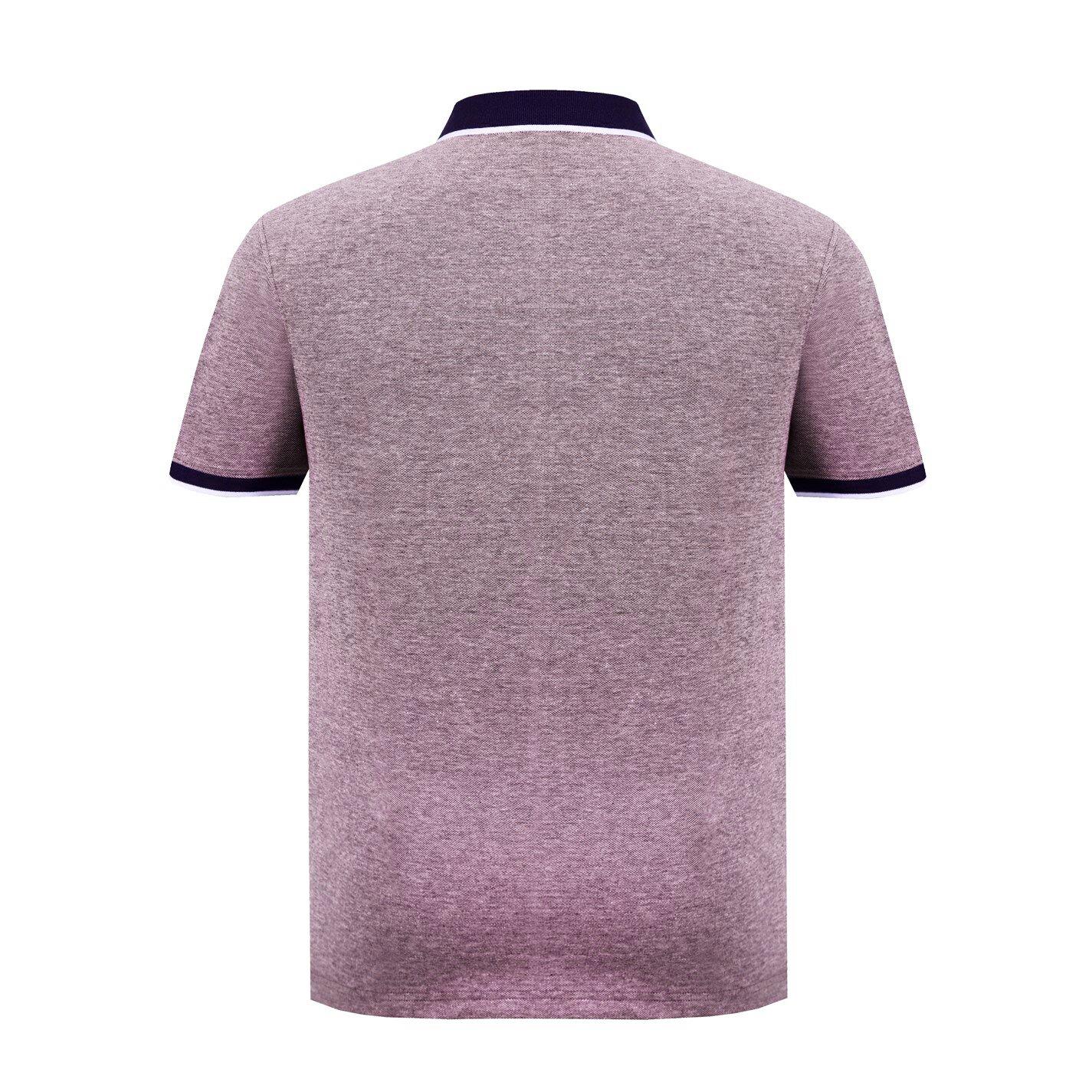 Burgundy/White - SoulCal - Pique Polo Shirt Mens - 2