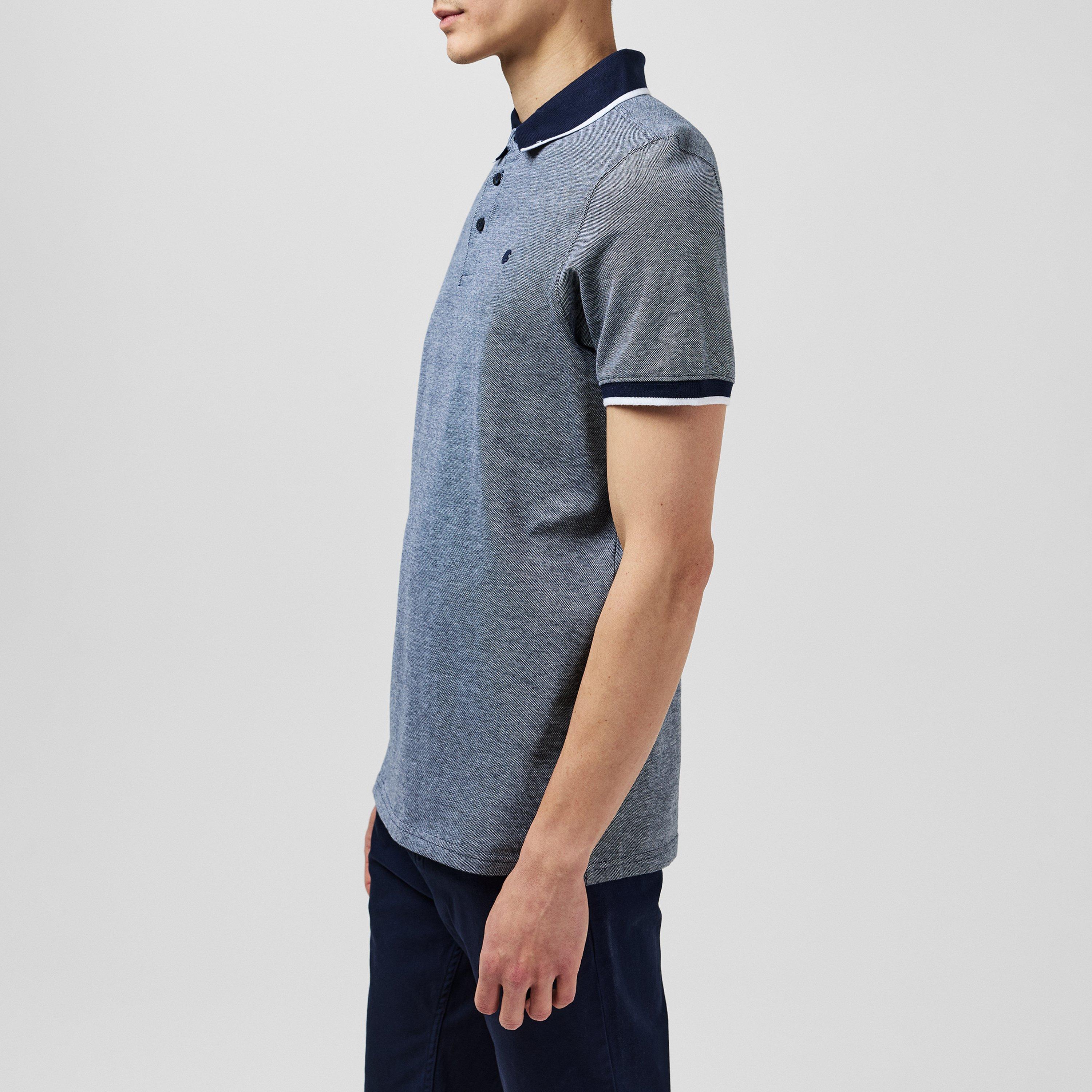 Navy/White - SoulCal - Pique Polo Shirt Mens - 5