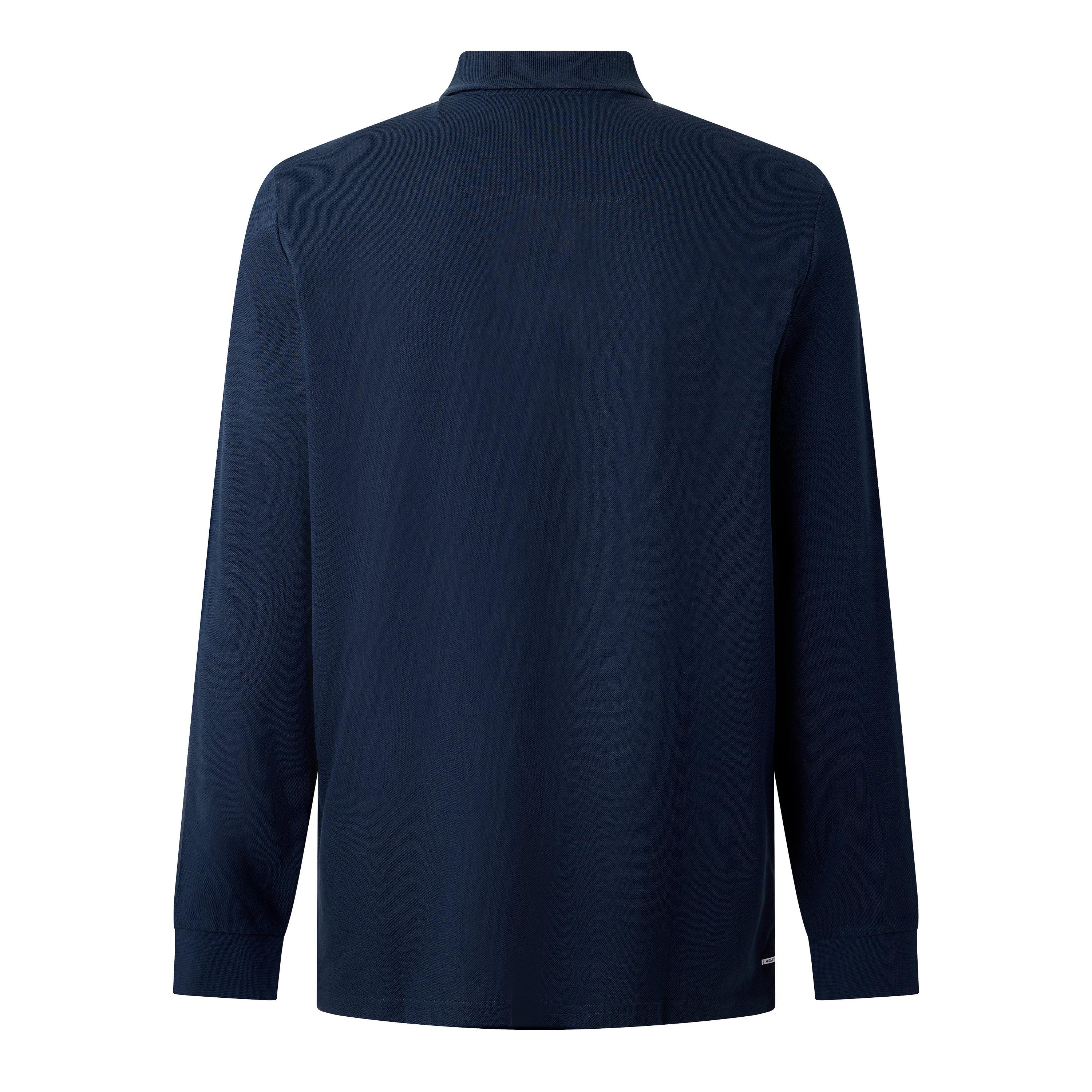 NAVY - Weekend Offender - Weekend Barnum Long Sleeve Polo Shirt - 2