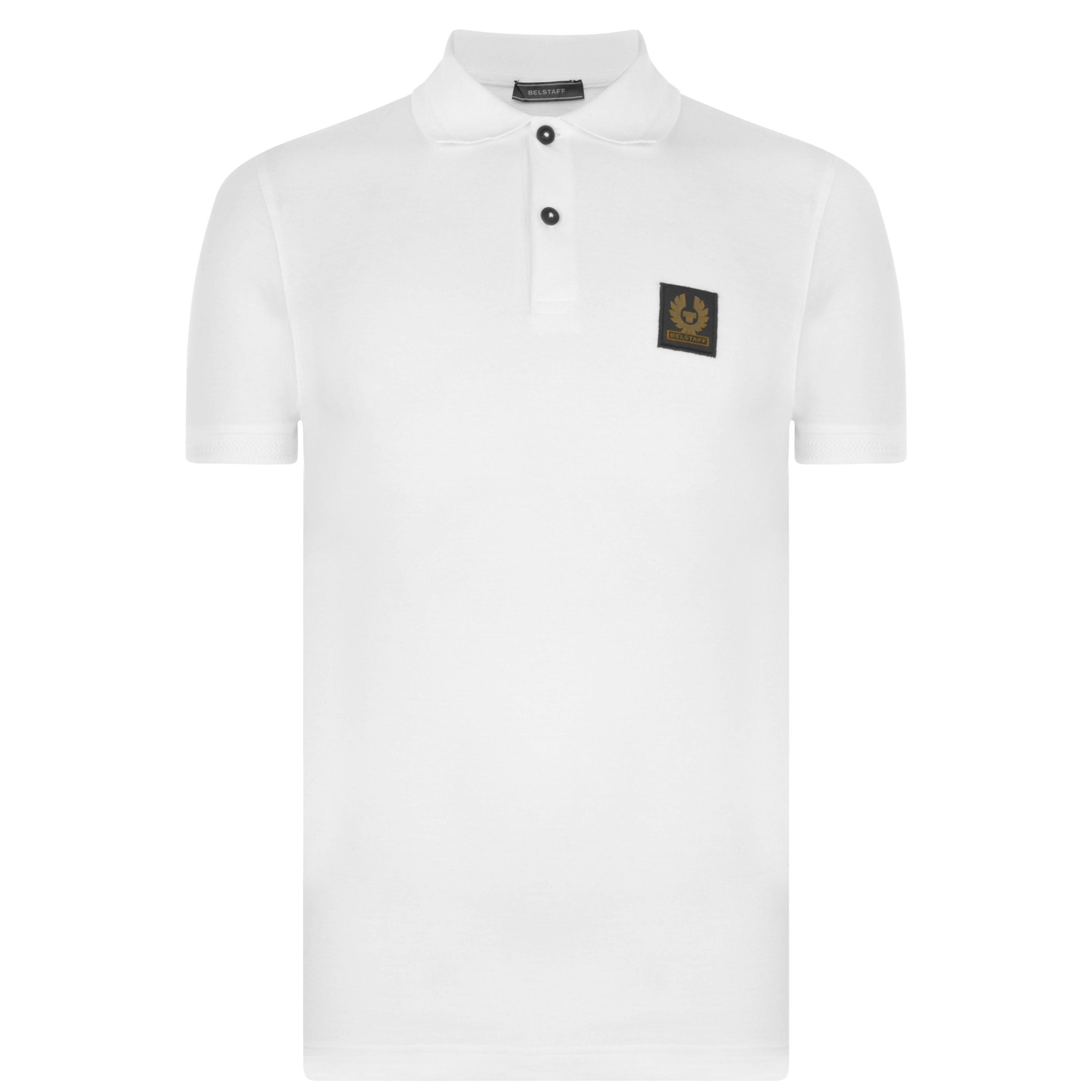 Belstaff Cotton Pique Polo - White - S