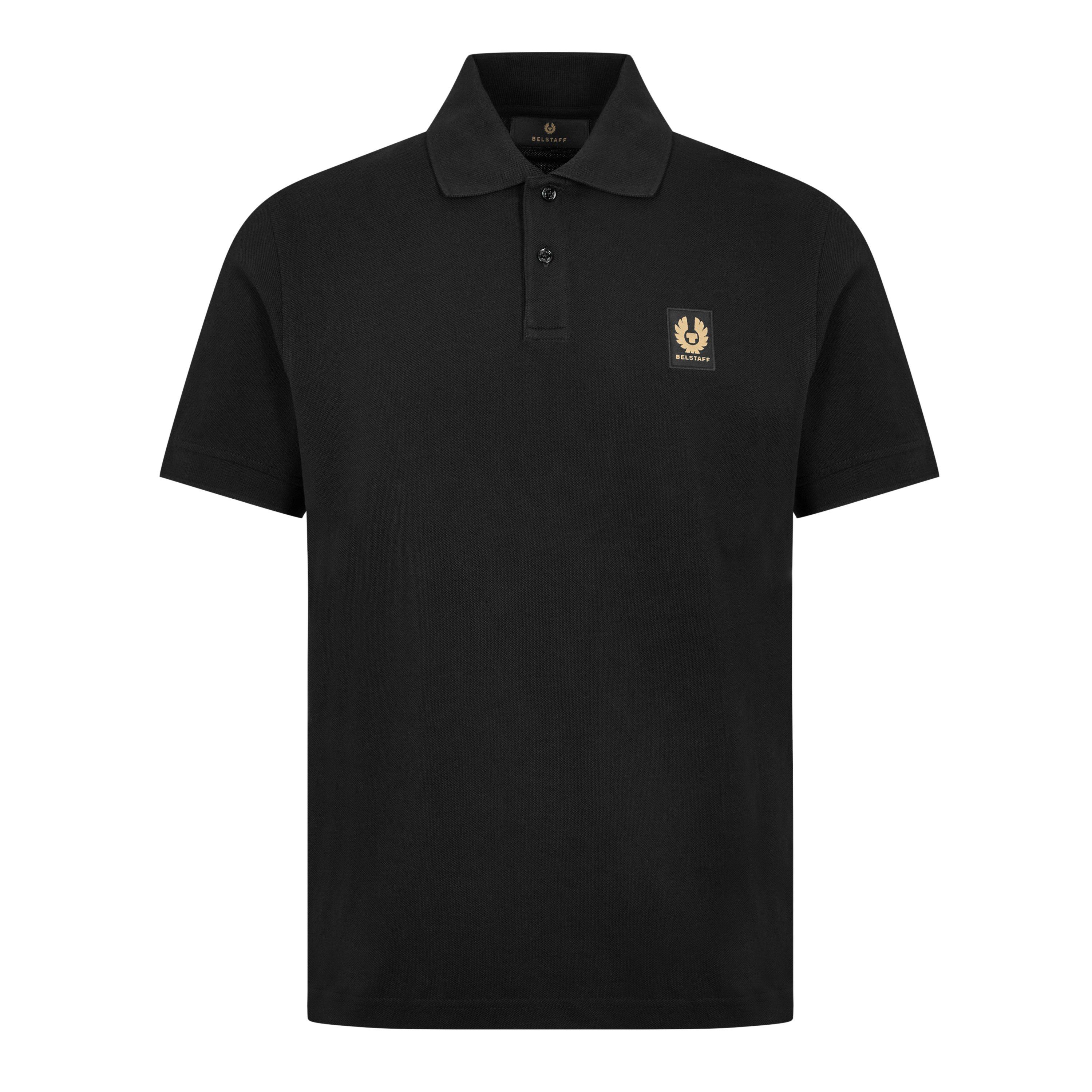 Black - Belstaff - Cotton Pique Polo - 1