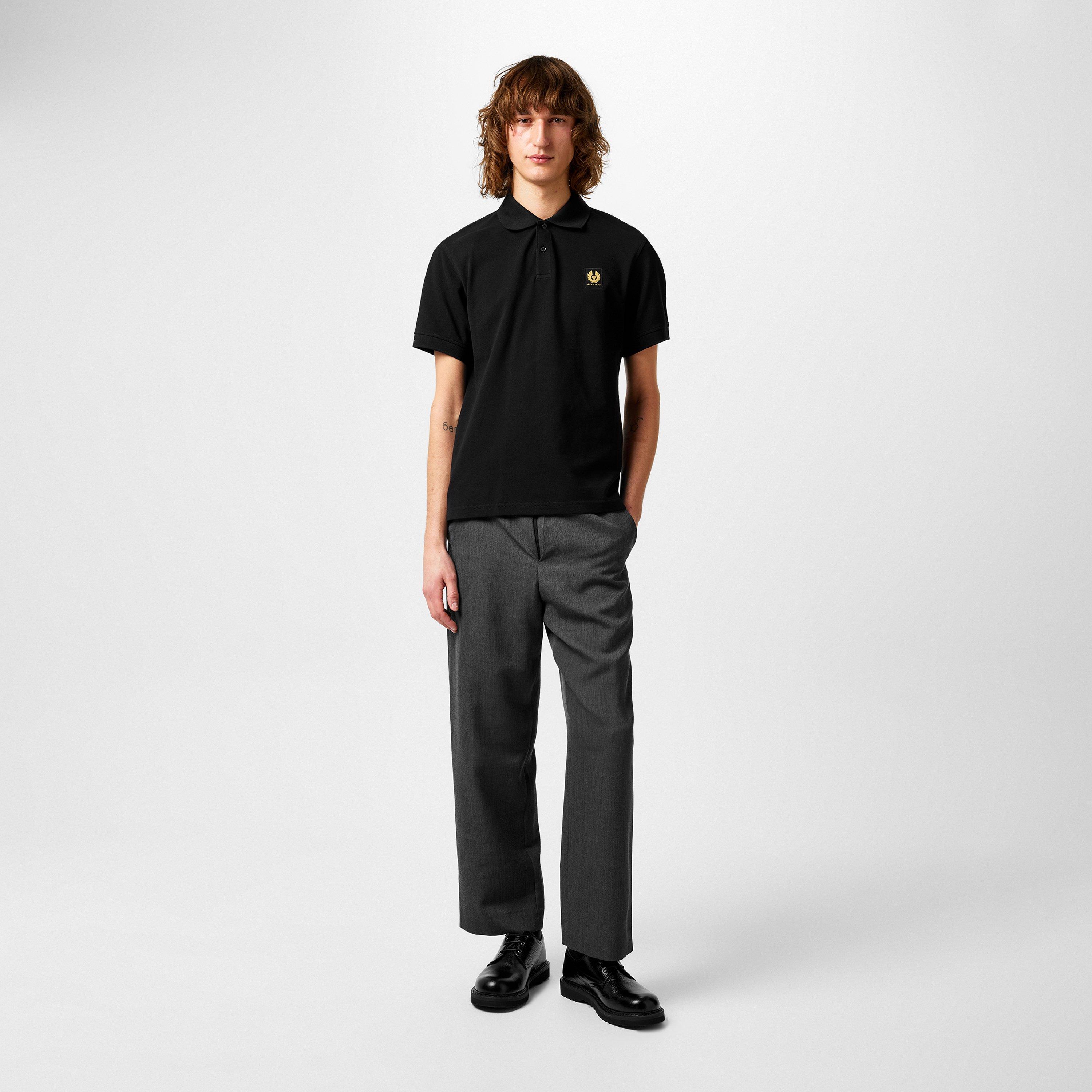 Black - Belstaff - Cotton Pique Polo - 6